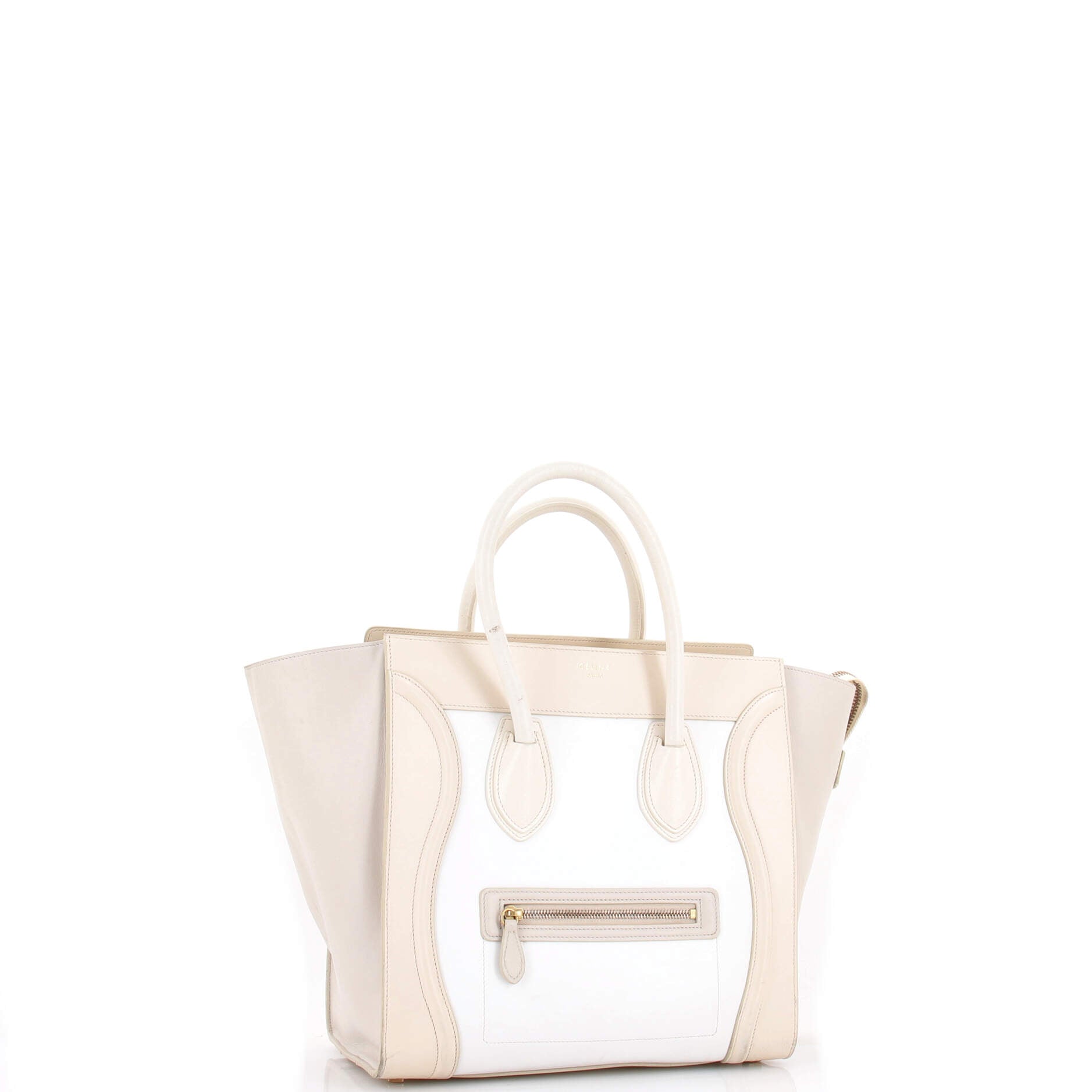 Celine Tricolor Luggage Bag Leather Mini