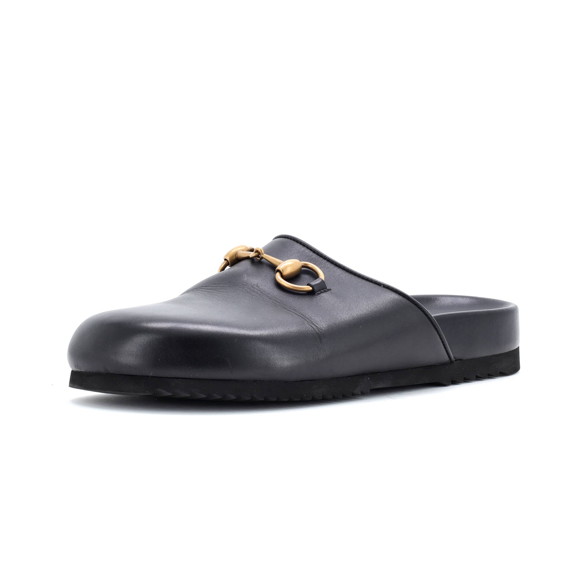 Gucci Women's Jakarta Horsebit Mules Leather