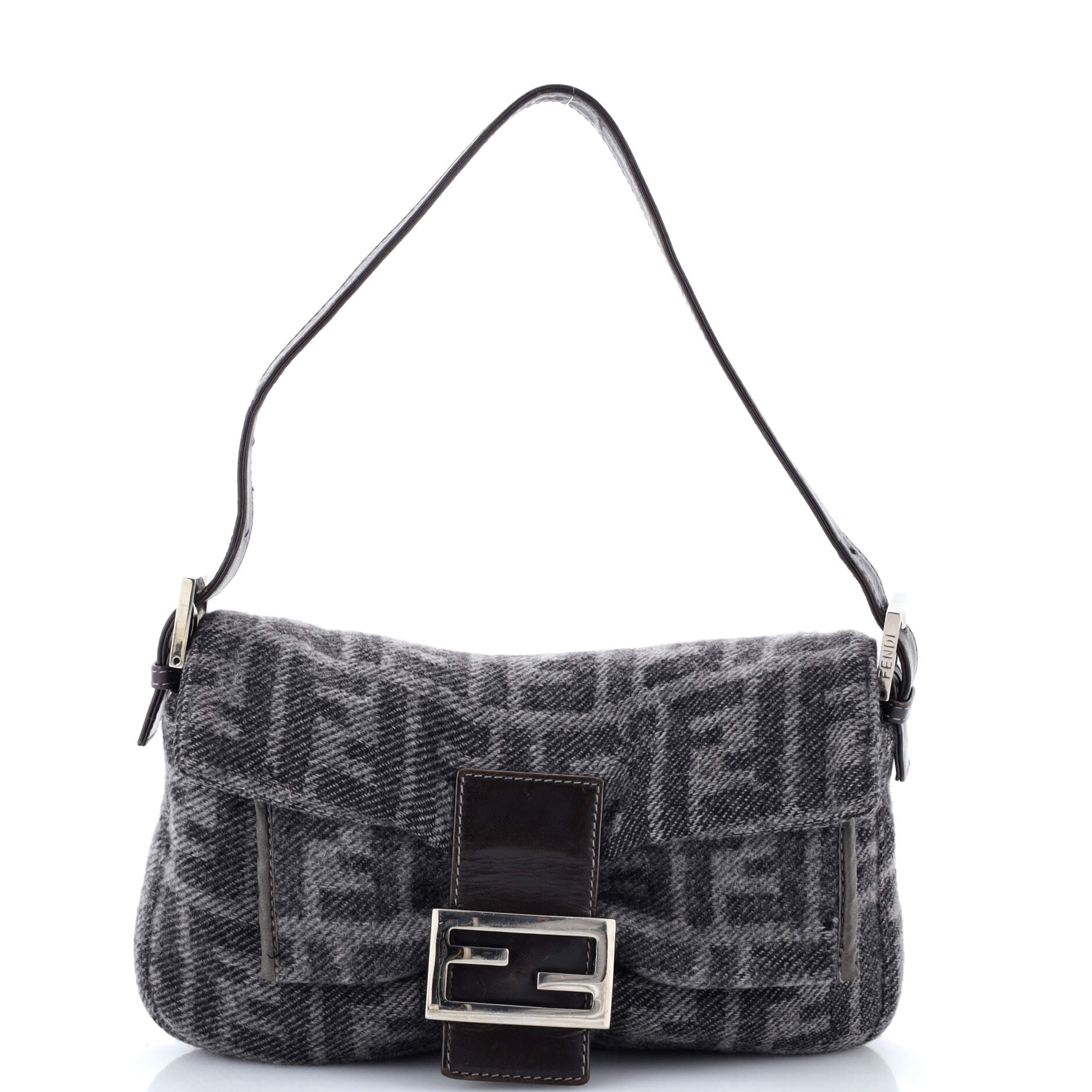 Fendi Baguette Bag Zucca Wool