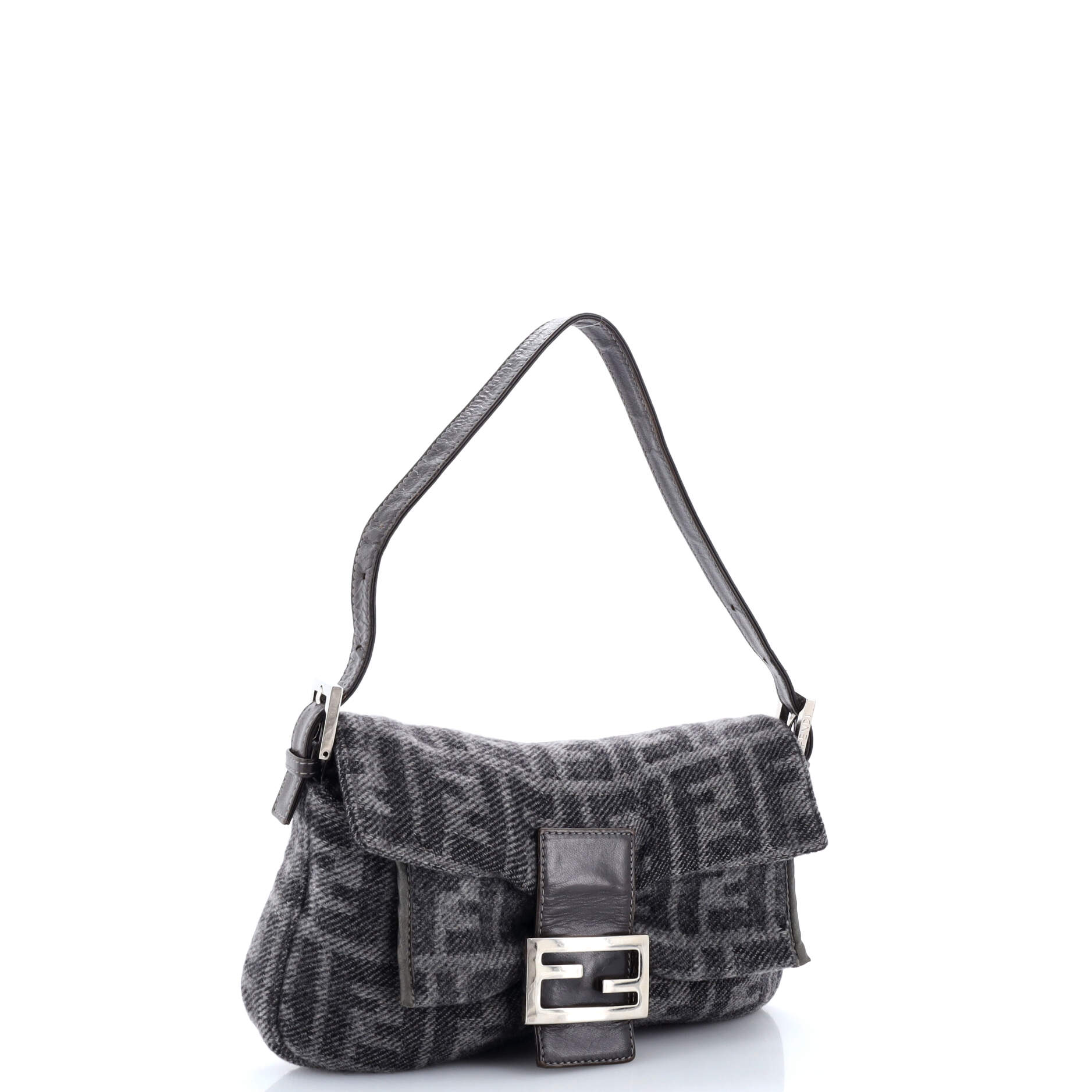 Fendi Baguette Bag Zucca Wool