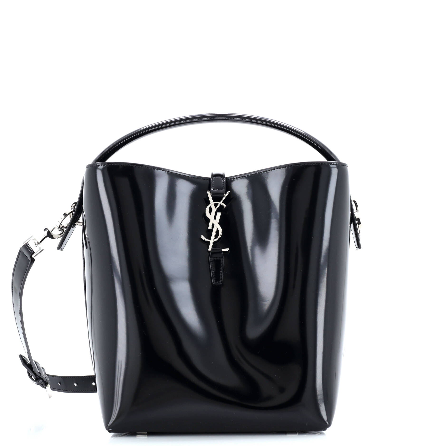 Saint Laurent Le 37 Bucket Bag Patent