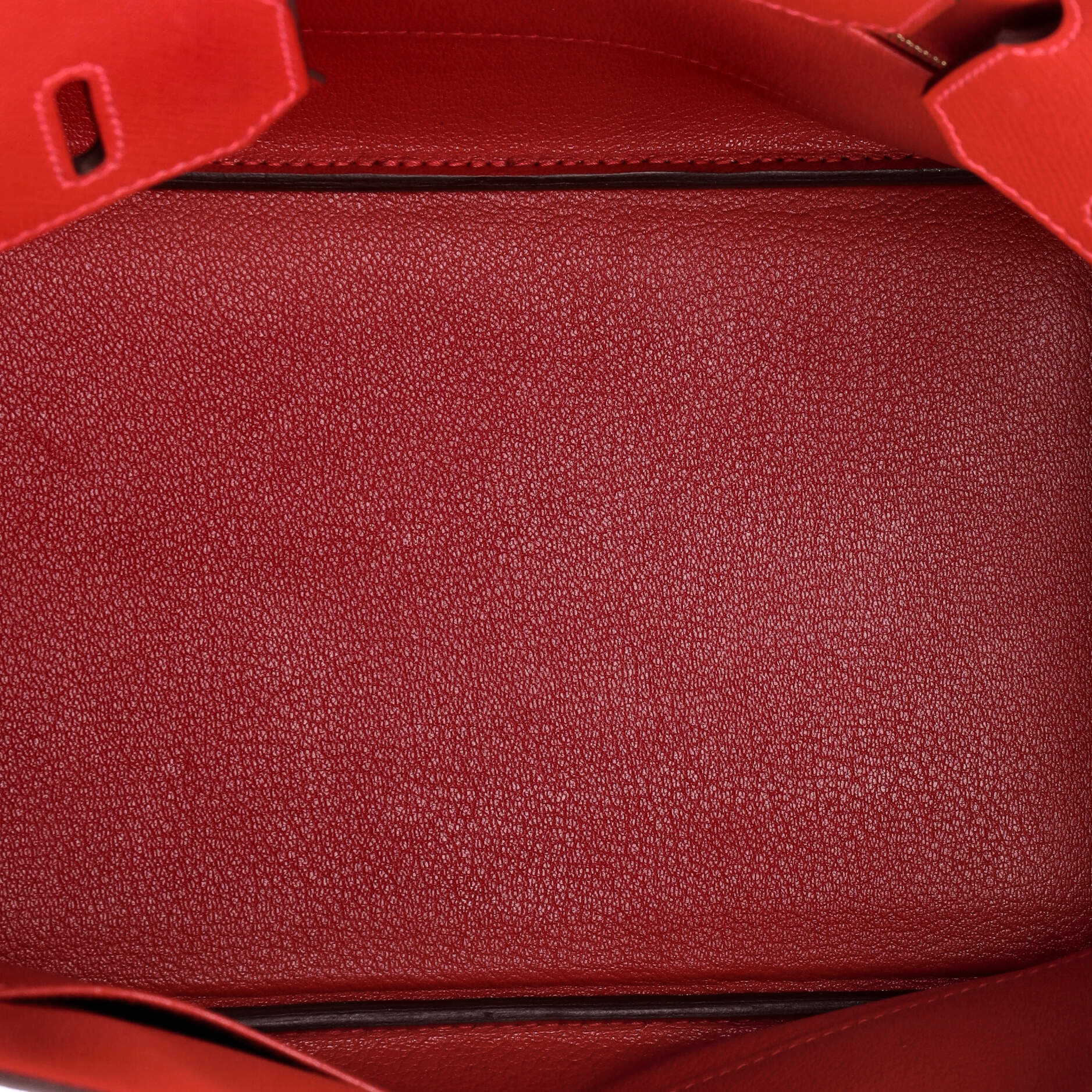 Hermes Birkin Handbag Red Epsom with Gold Hardware 30