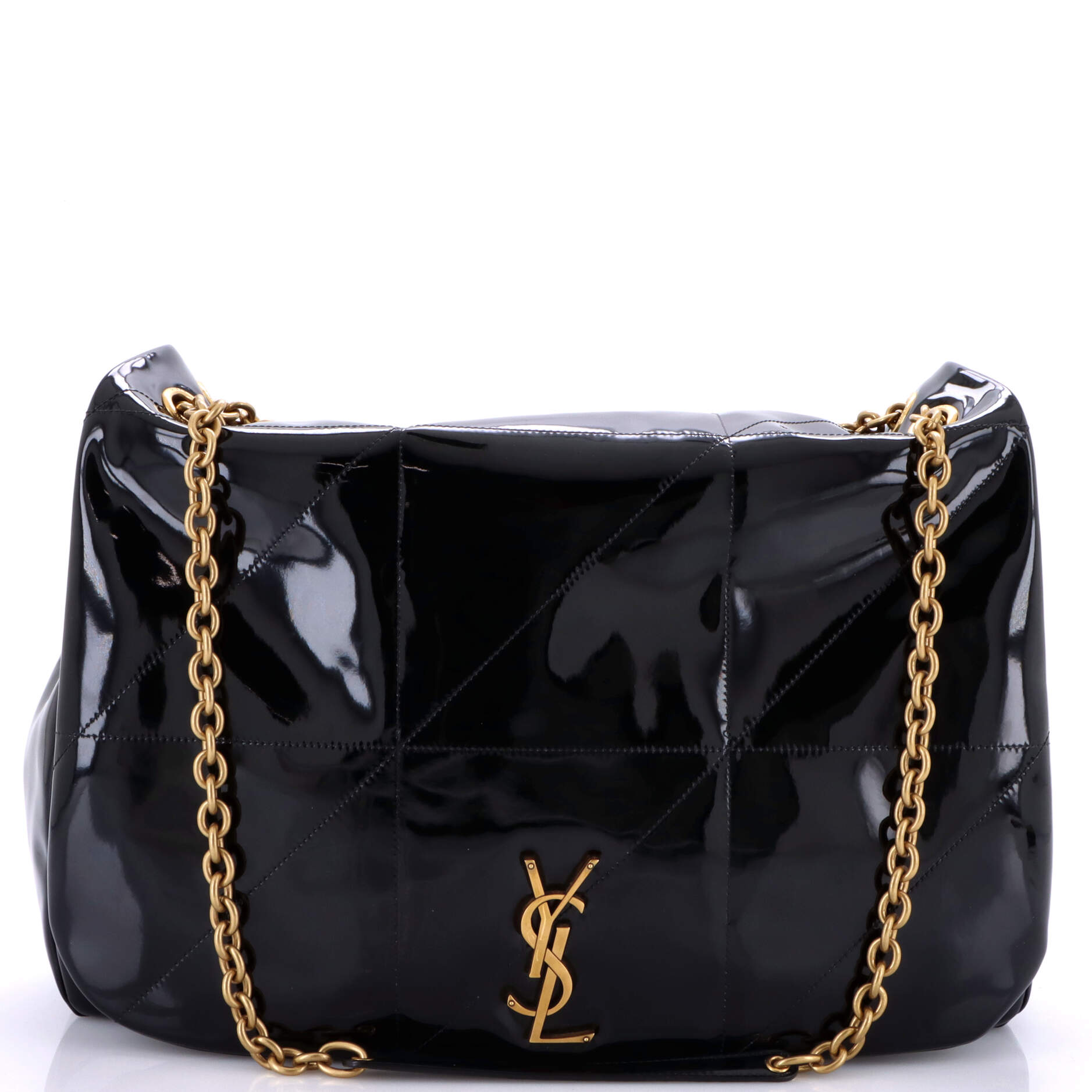 Saint Laurent Jamie 4.3 Shoulder Bag Quilted Patent Large