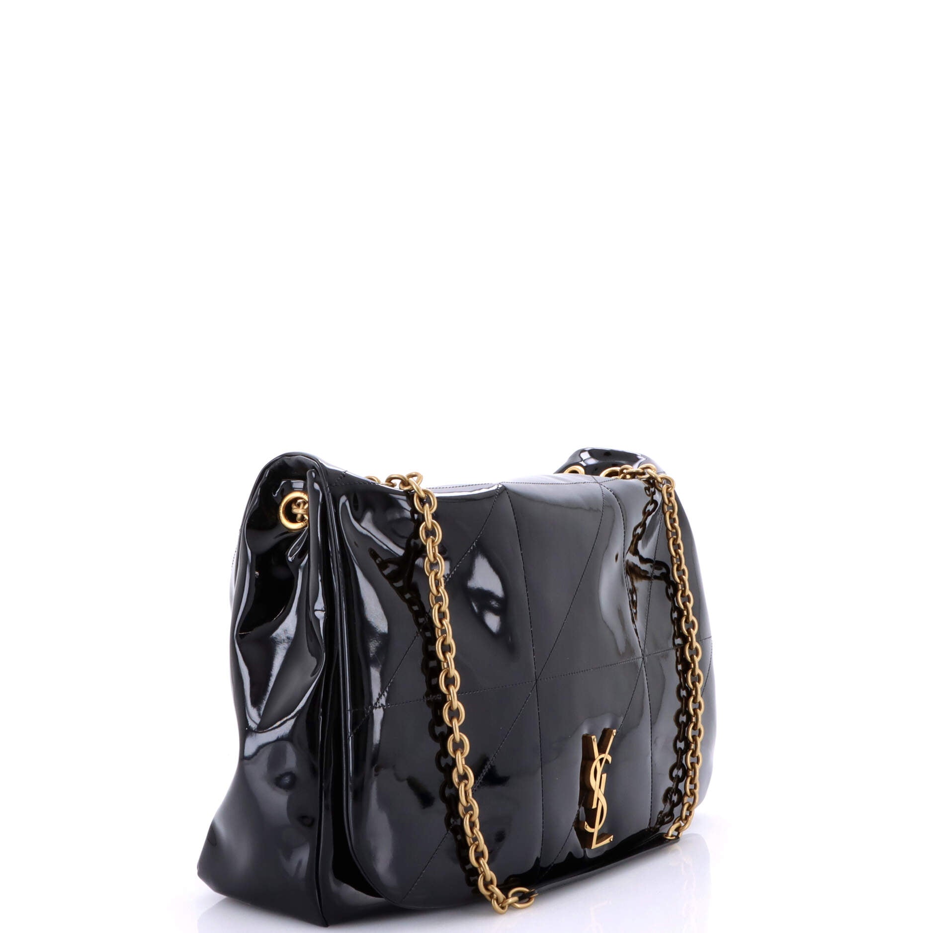 Saint Laurent Jamie 4.3 Shoulder Bag Quilted Patent Large