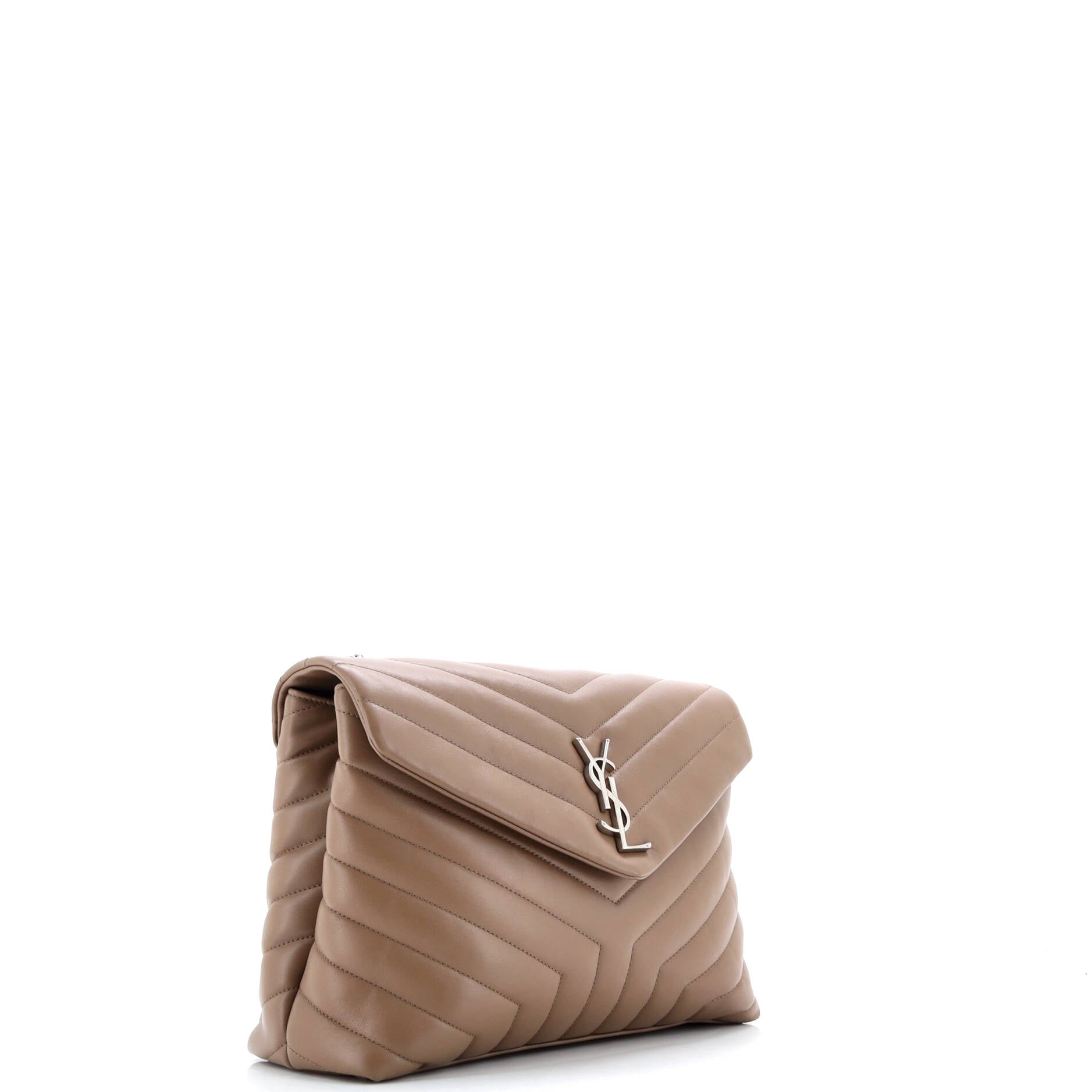Saint Laurent Loulou Shoulder Bag Matelasse Chevron Leather Medium