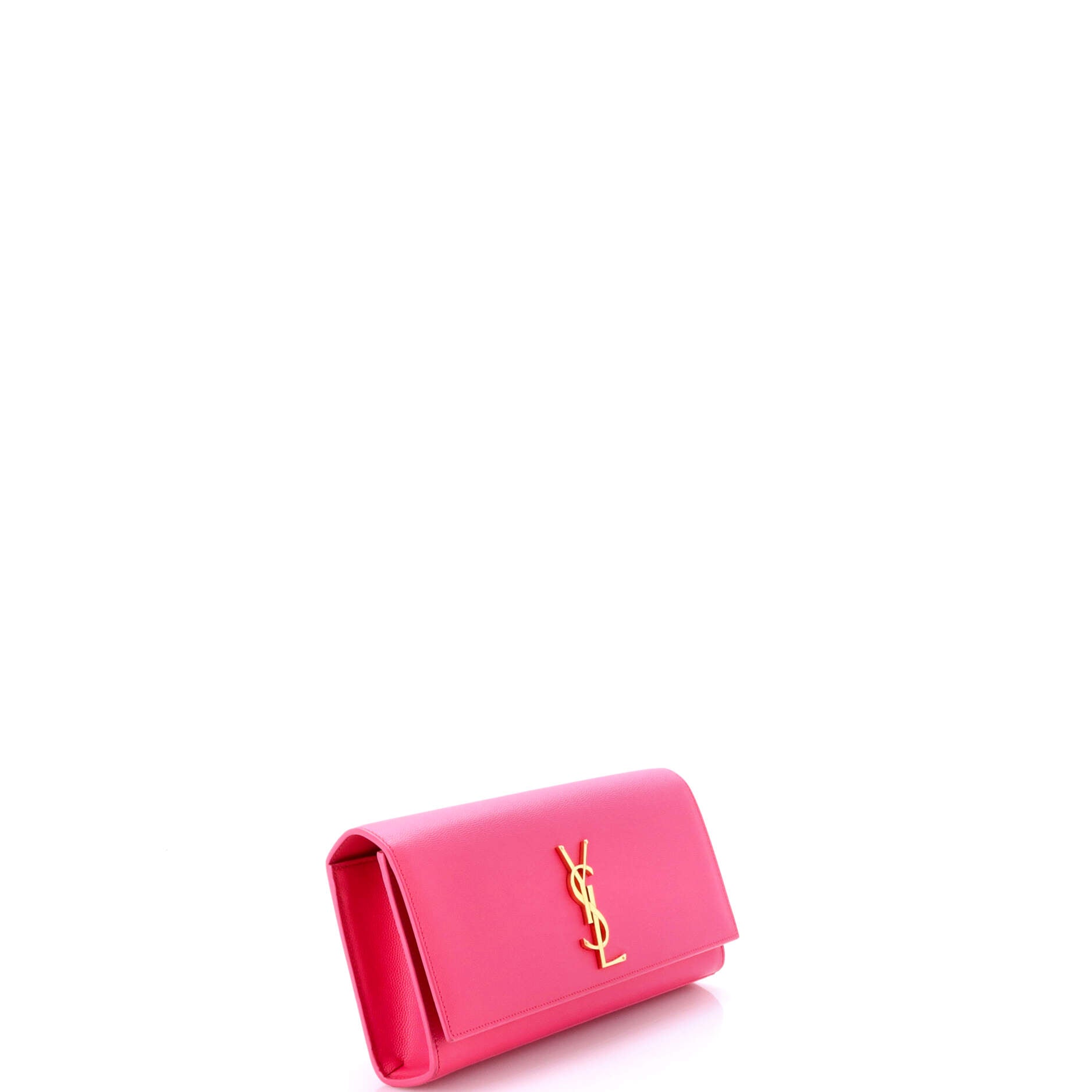 Saint Laurent Classic Monogram Clutch Leather Long
