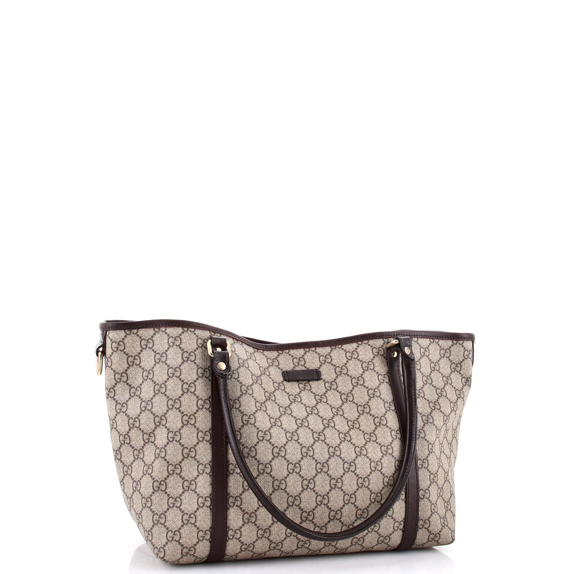 Gucci Joy Tote GG Coated Canvas with Leather Medium