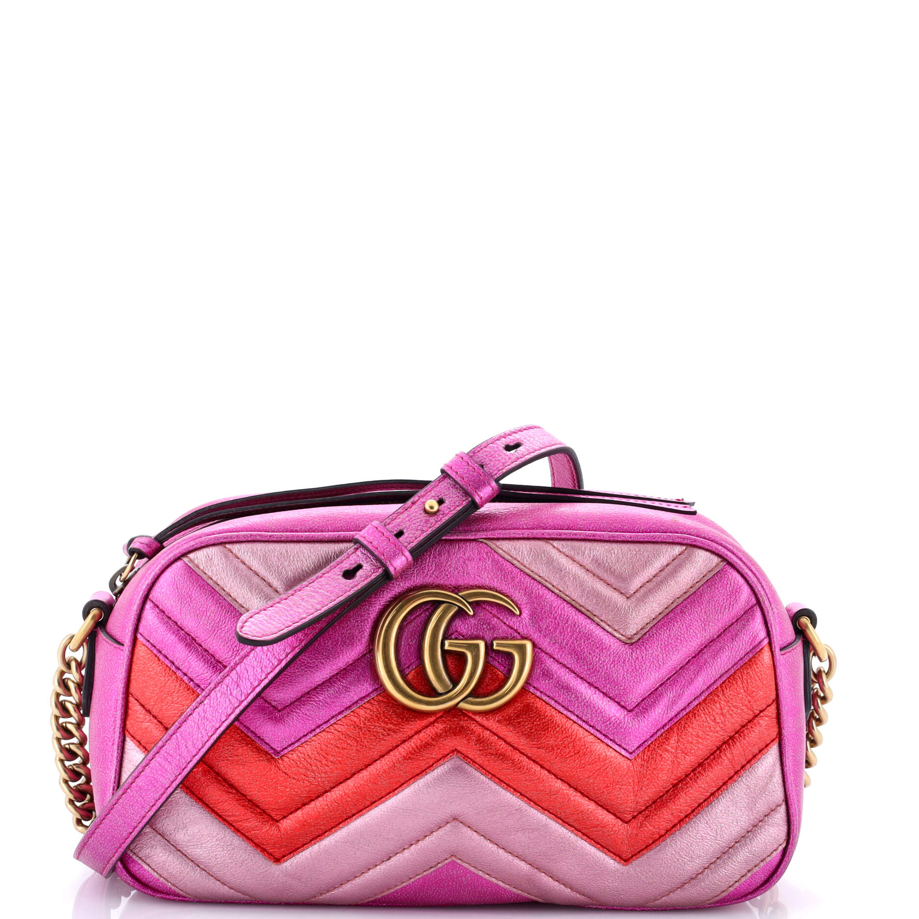 Gucci GG Marmont Shoulder Bag Matelasse Leather Small