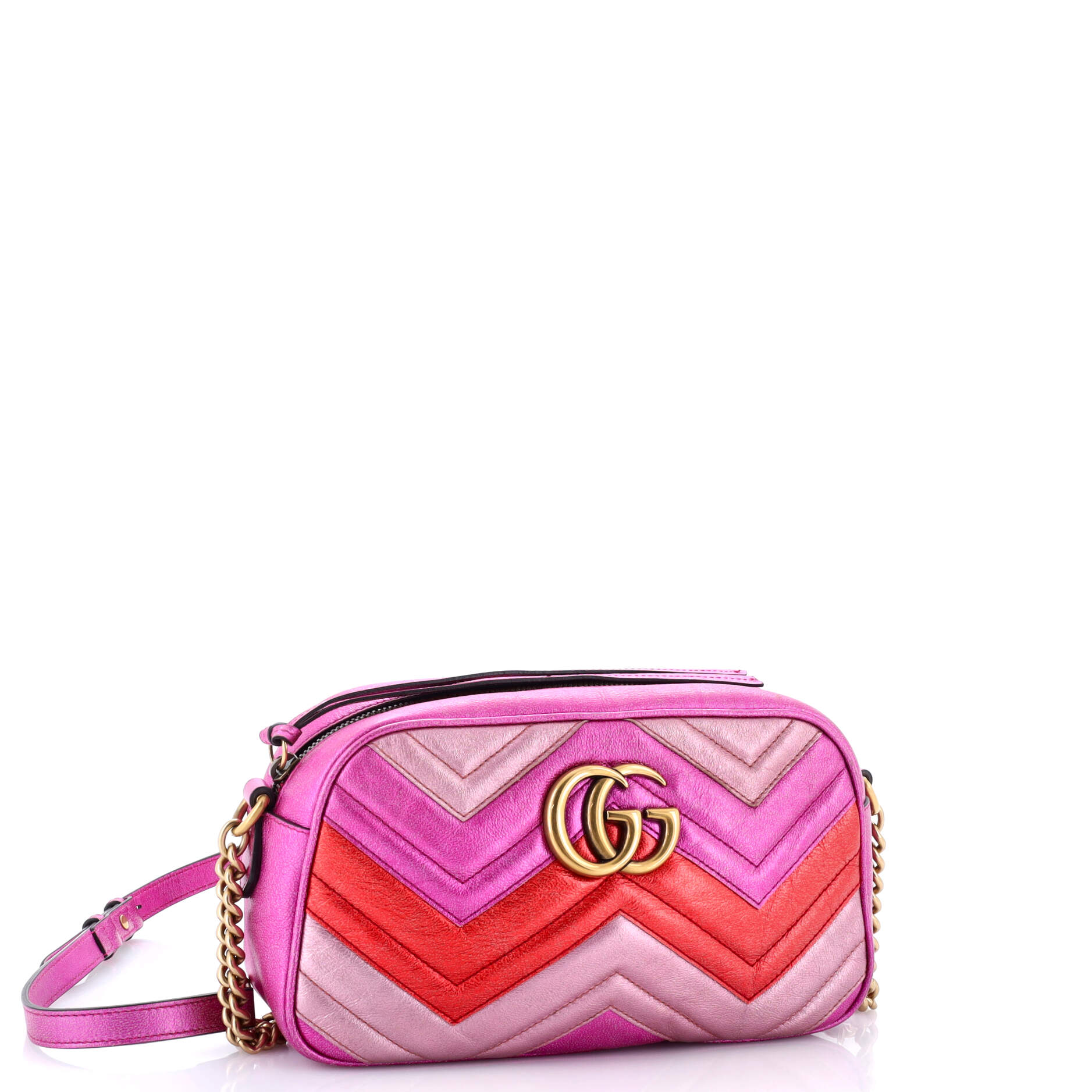 Gucci GG Marmont Shoulder Bag Matelasse Leather Small