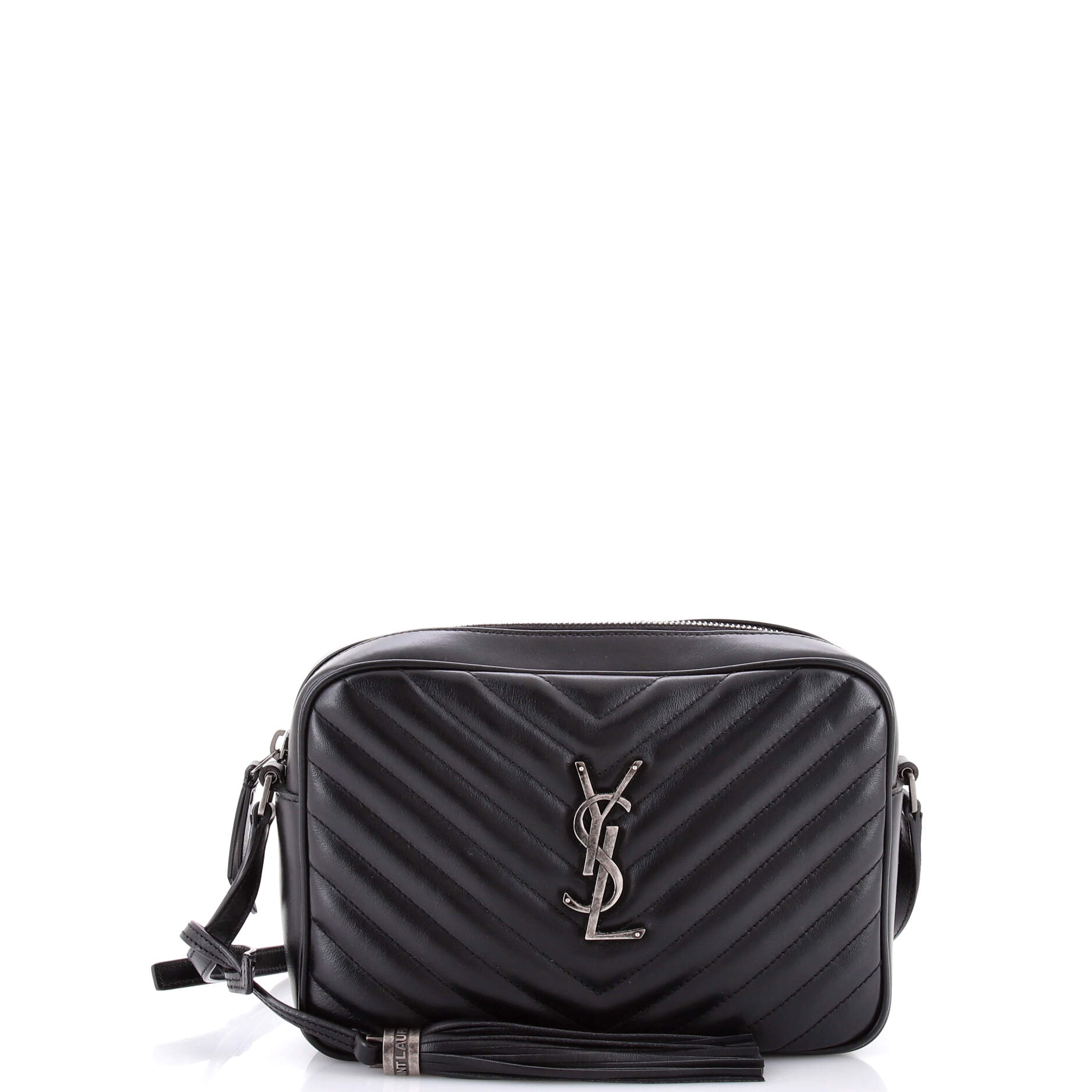 Saint Laurent Lou Camera Bag Matelasse Chevron Leather Small
