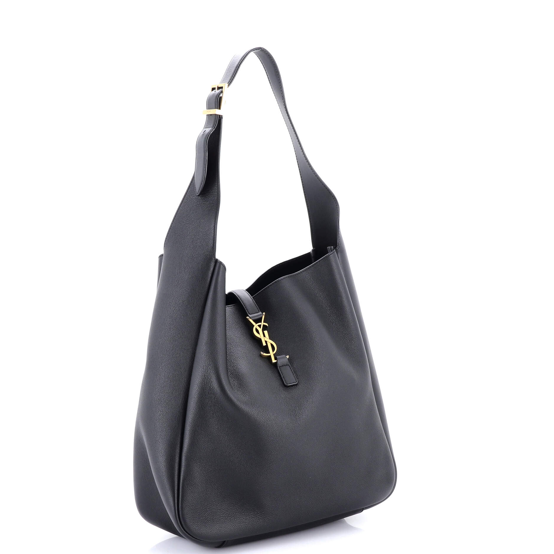 Saint Laurent Le 5 a 7 Supple Hobo Leather Large