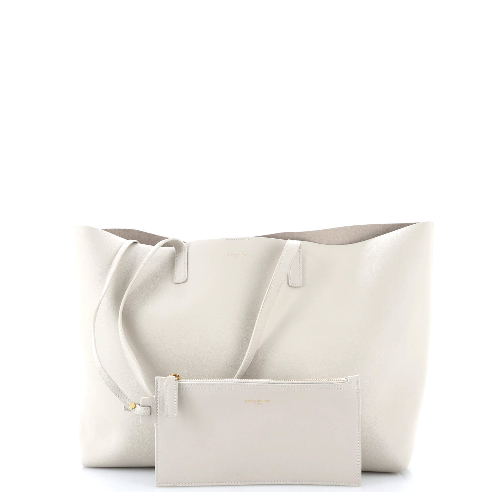 Saint Laurent Shopper Tote Leather Large