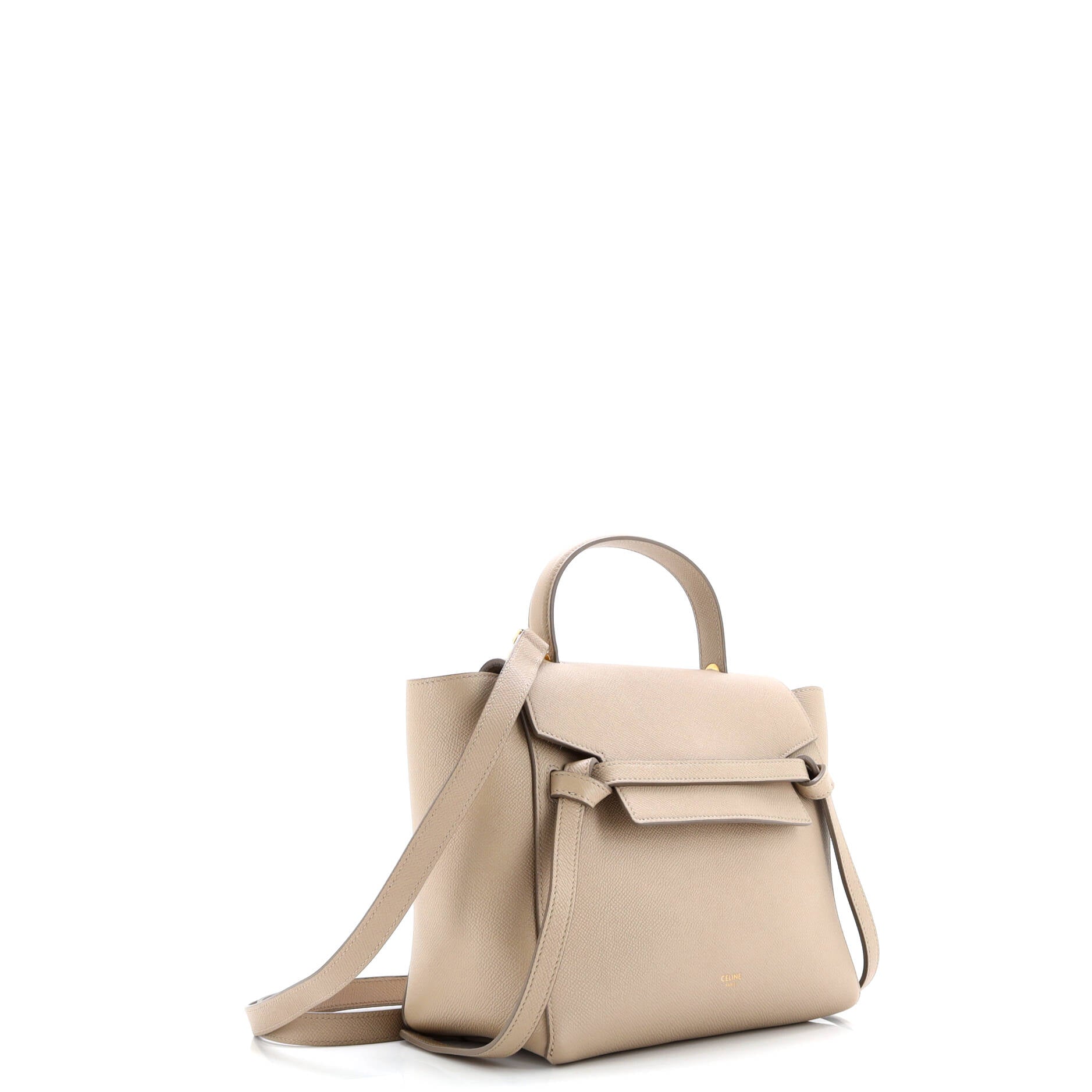 Celine Belt Bag Textured Leather Micro