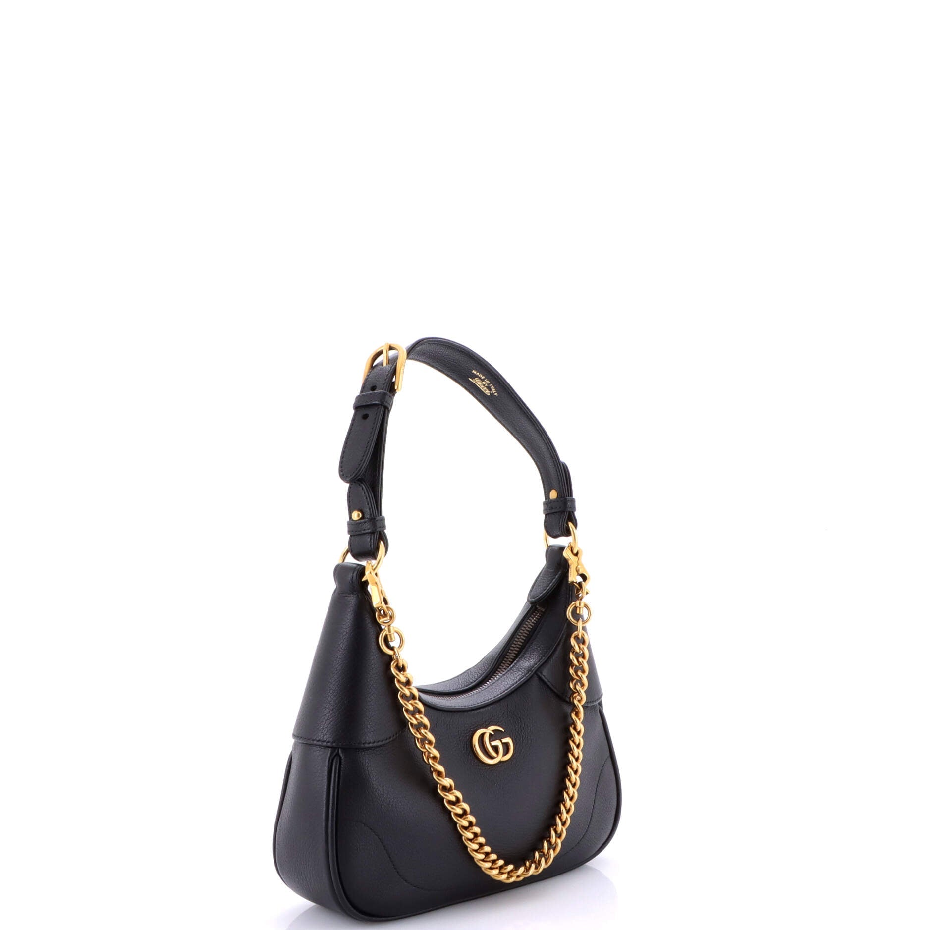 Gucci Aphrodite Zip Shoulder Bag Leather Small