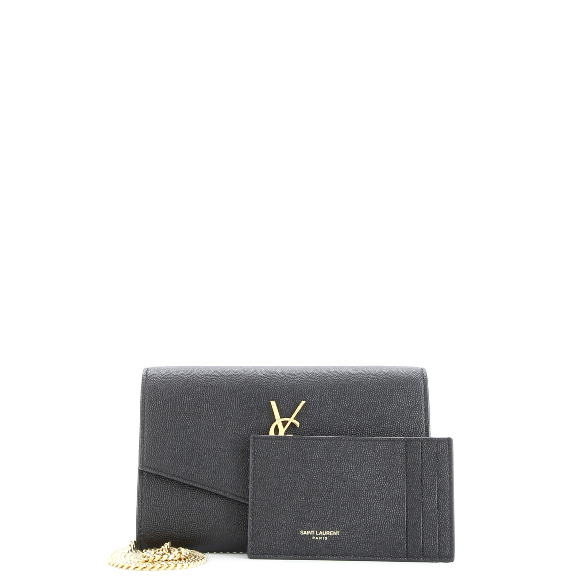 Saint Laurent Uptown Chain Wallet Leather