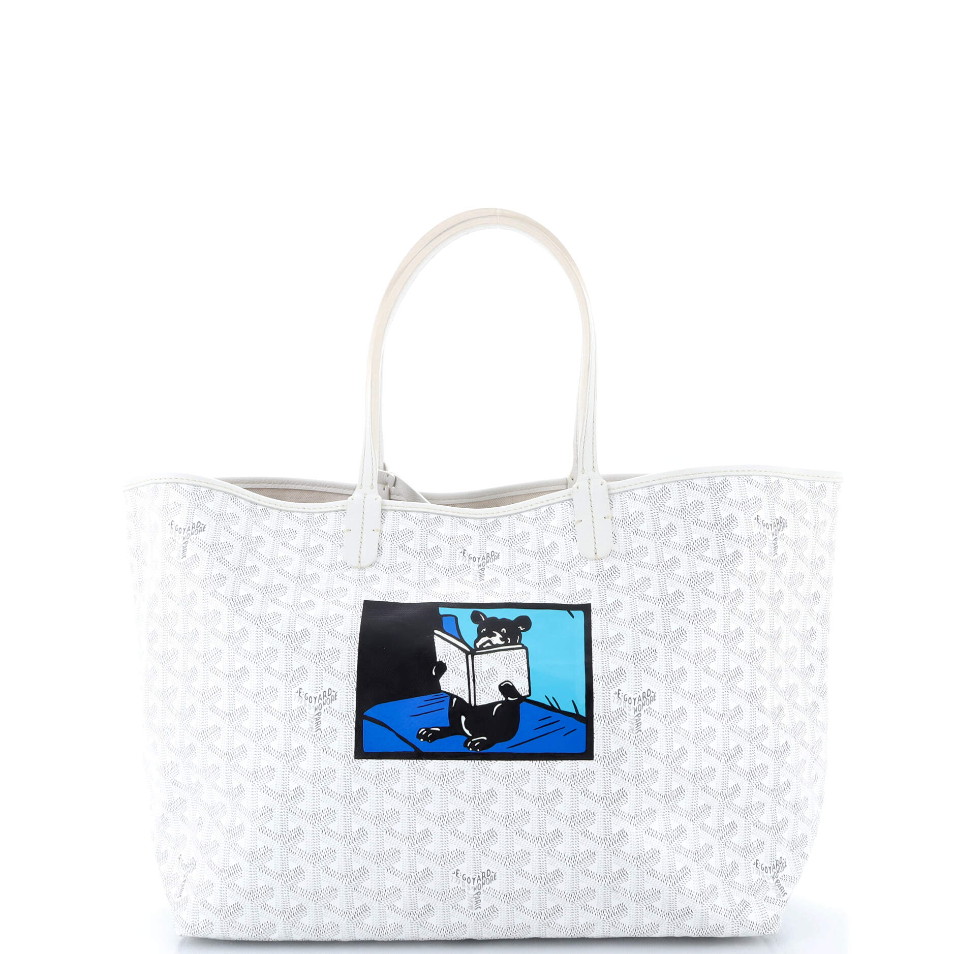Goyard Saint Louis Tote Printed Coated Canvas PM