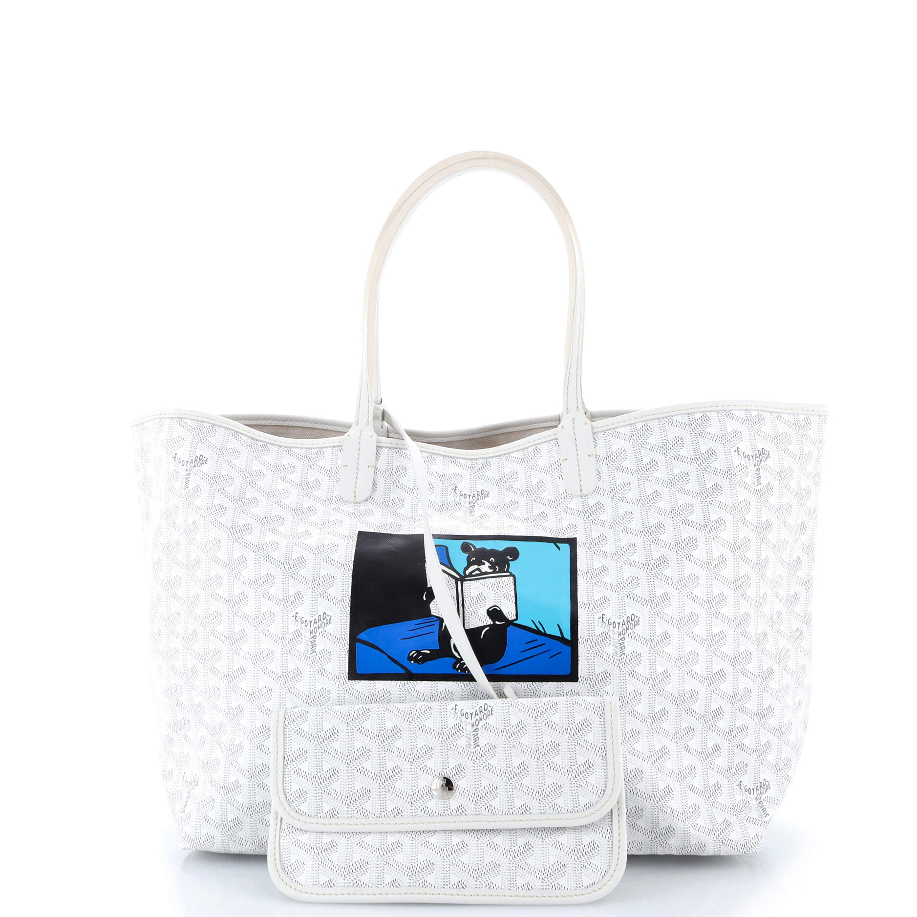 Goyard Saint Louis Tote Printed Coated Canvas PM
