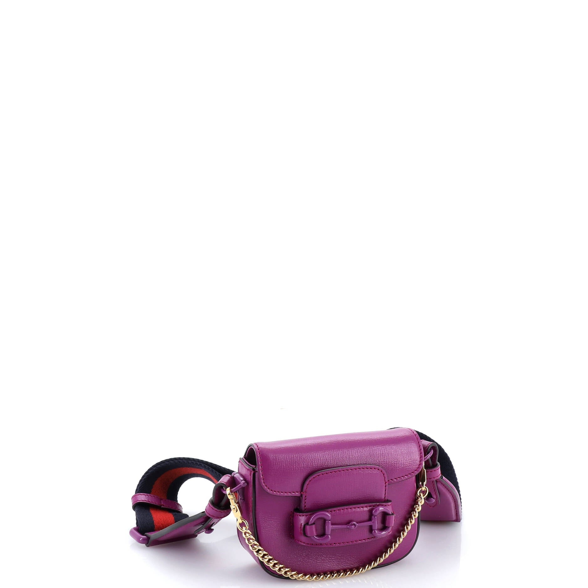 Gucci Horsebit 1955 Shoulder Bag Leather Super Mini