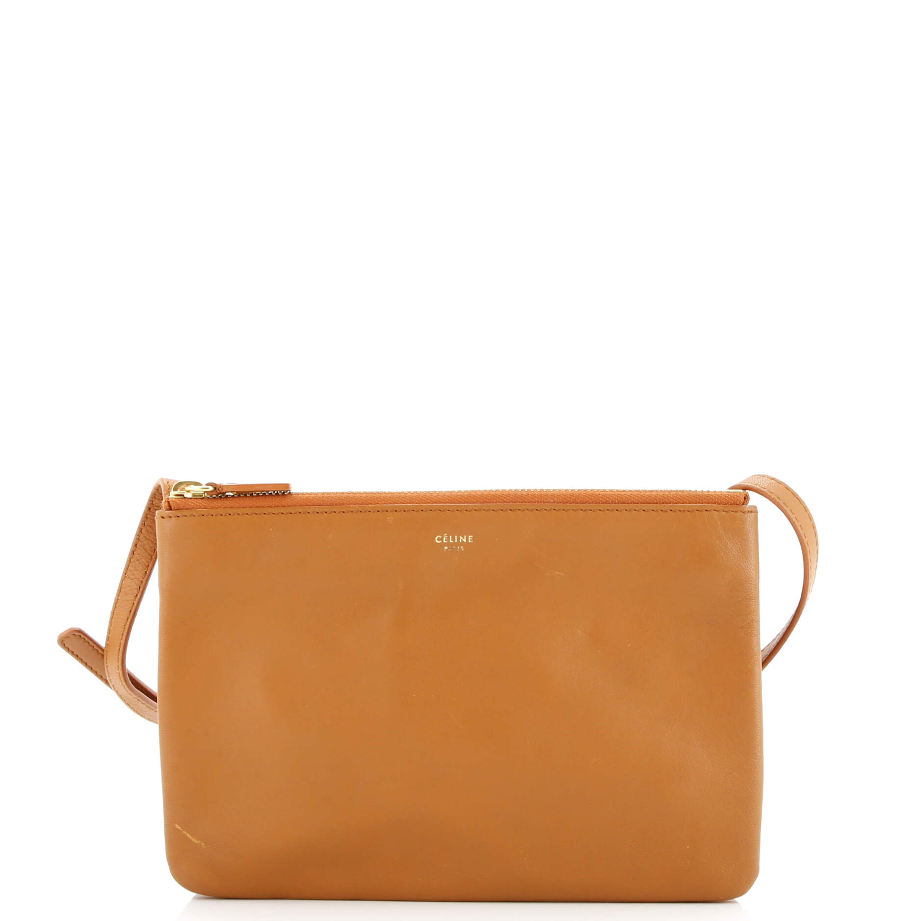 Celine Trio Crossbody Bag Leather Small