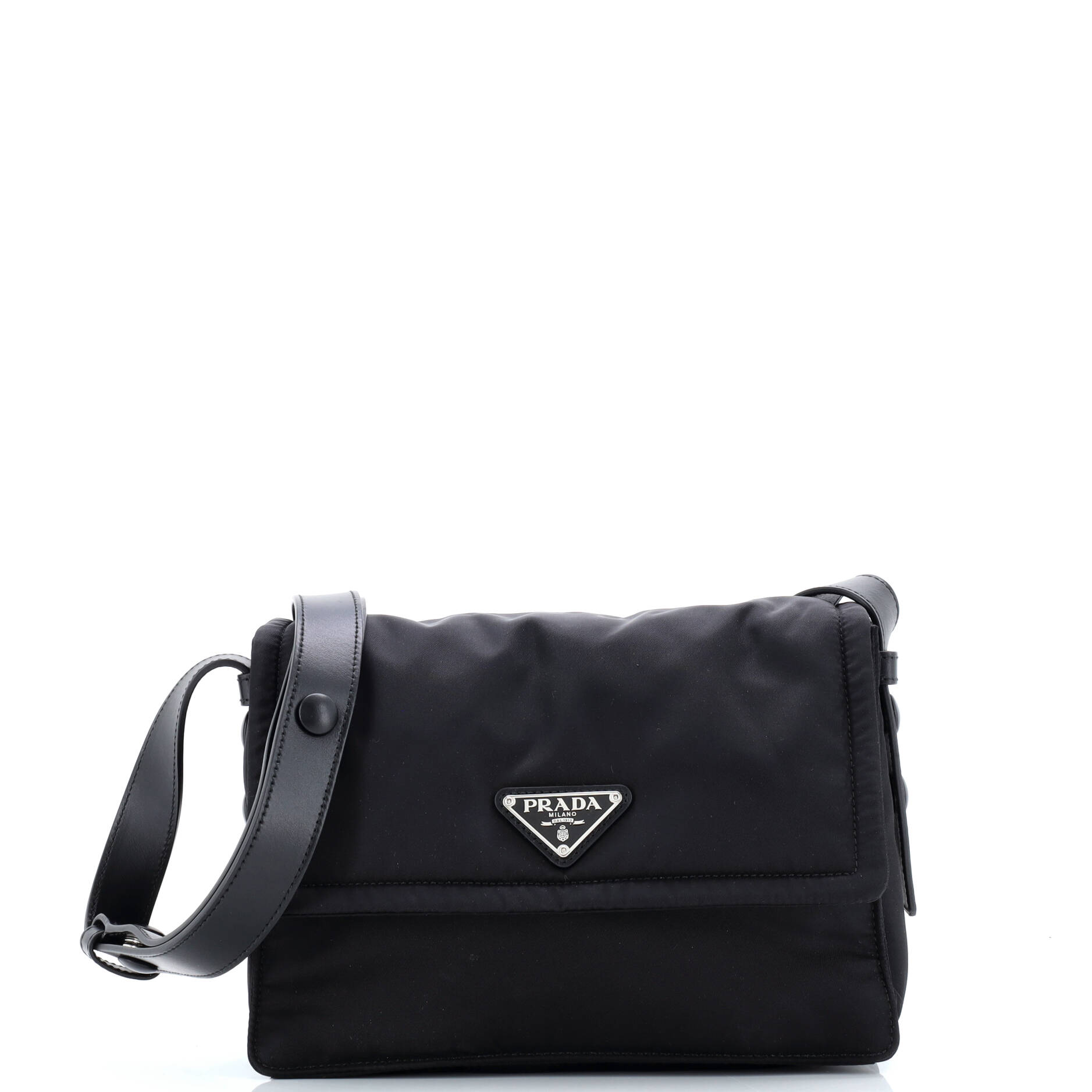 Prada Padded Flap Shoulder Bag Re-Nylon Small