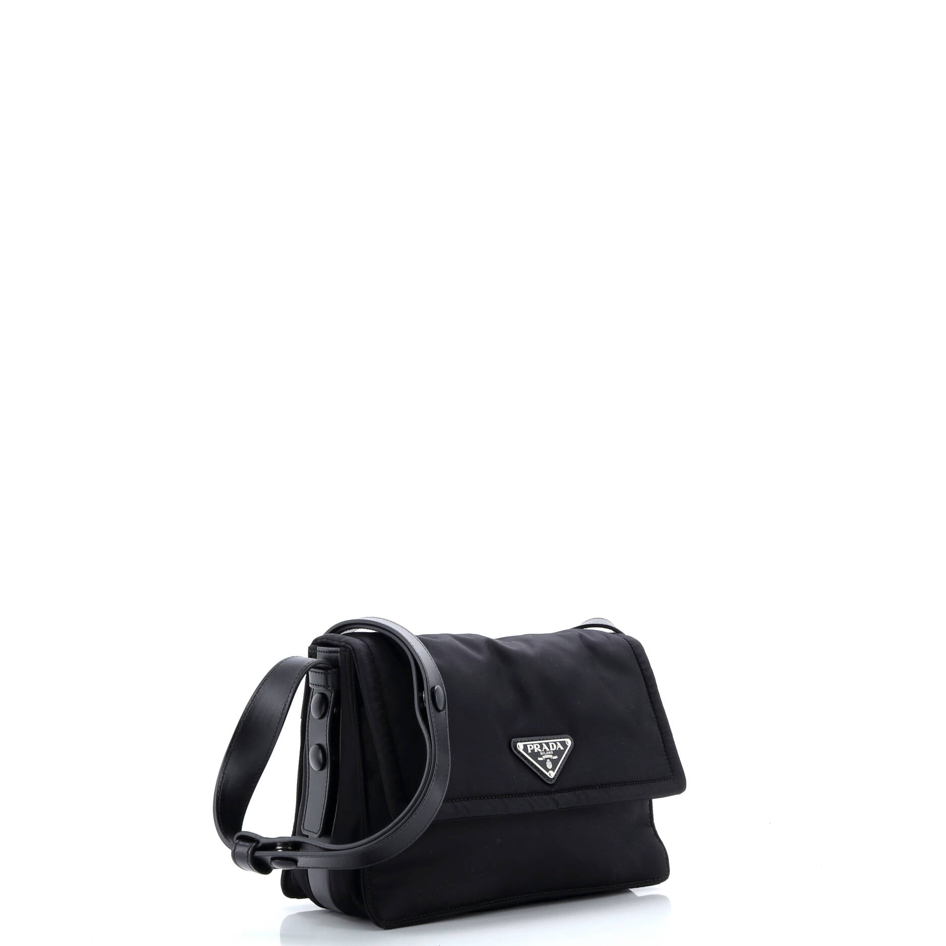 Prada Padded Flap Shoulder Bag Re-Nylon Small