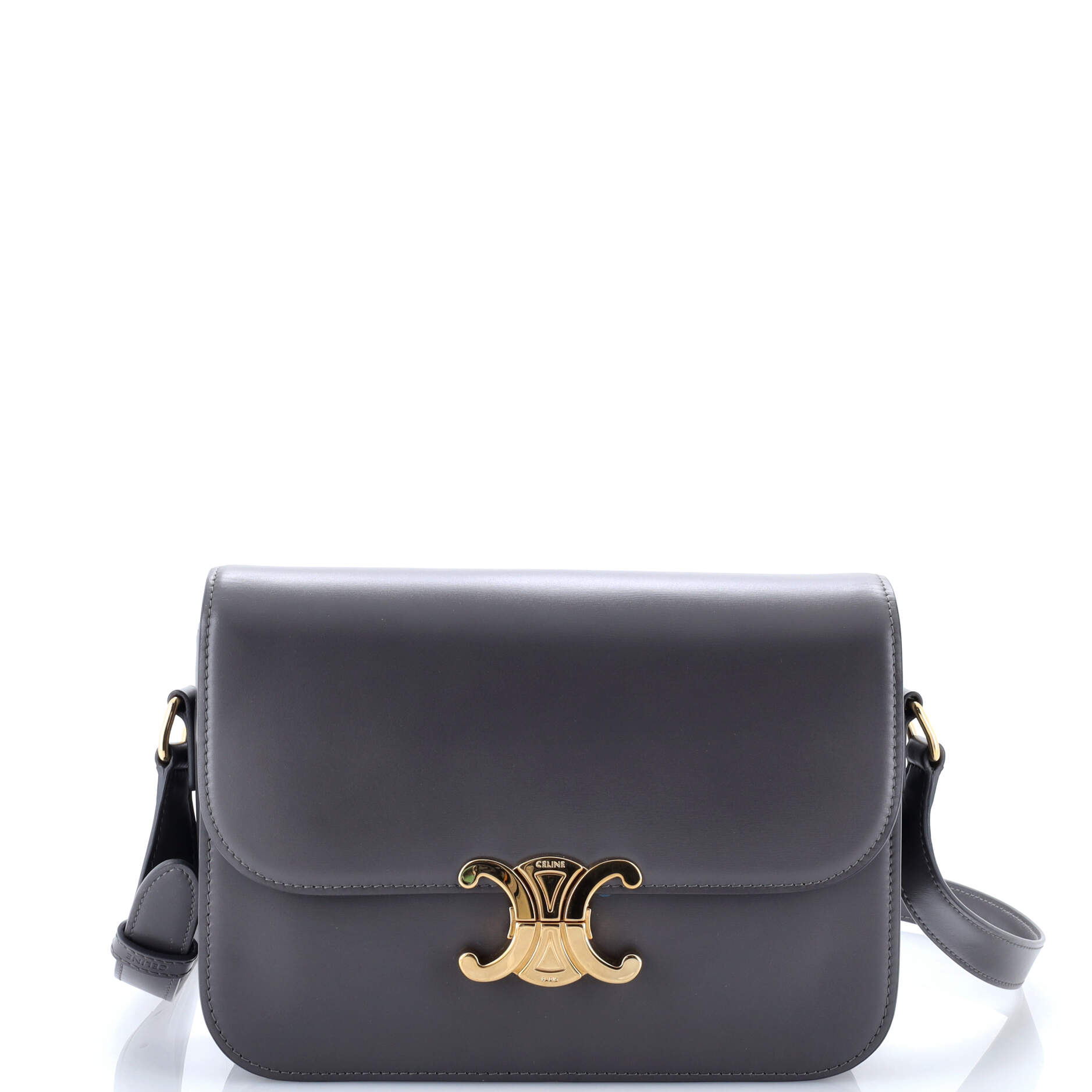 Celine Triomphe Shoulder Bag Smooth Calfskin Medium