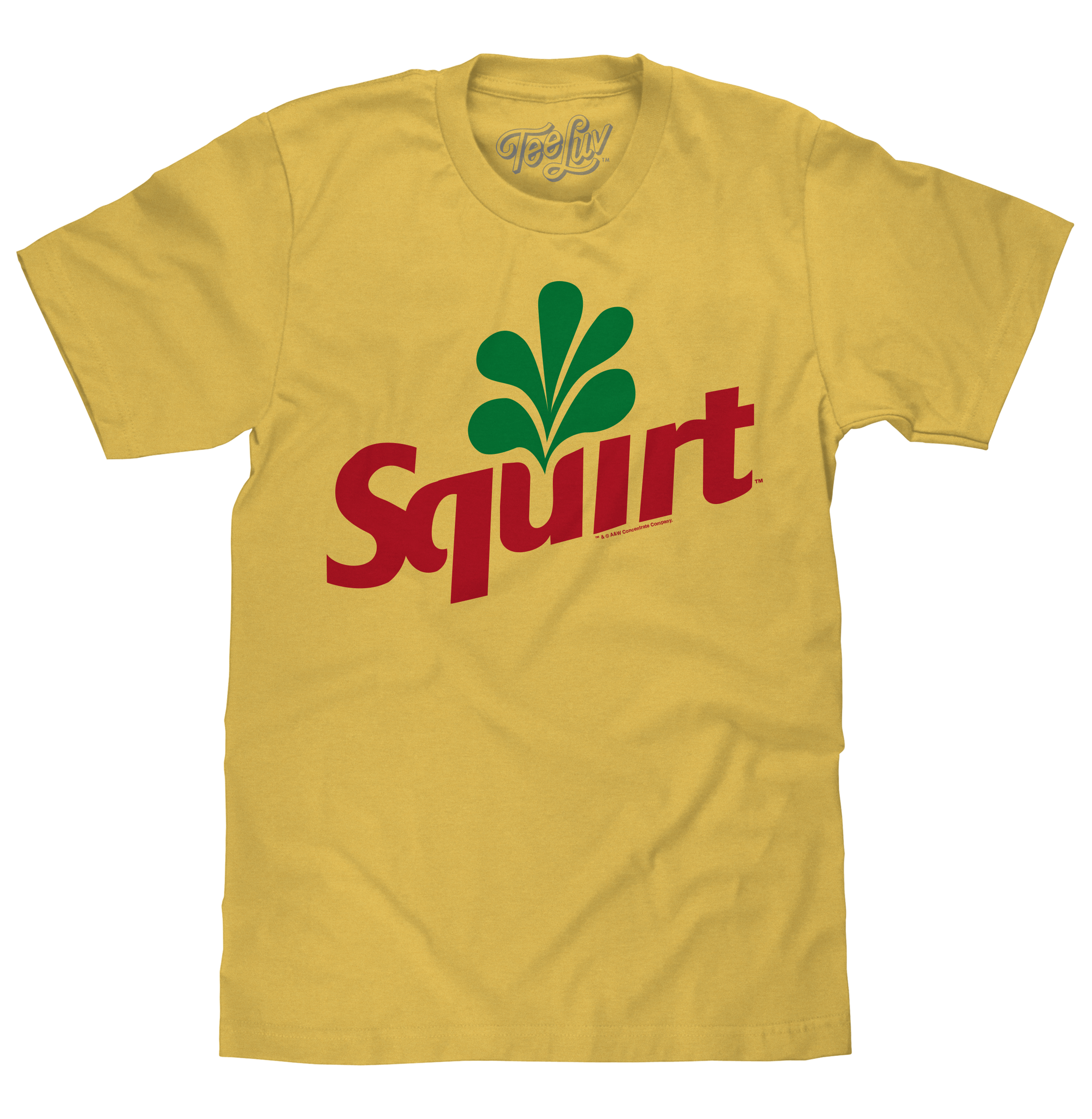 Squirt Grapefruit Soda Logo T-Shirt - Banana Yellow