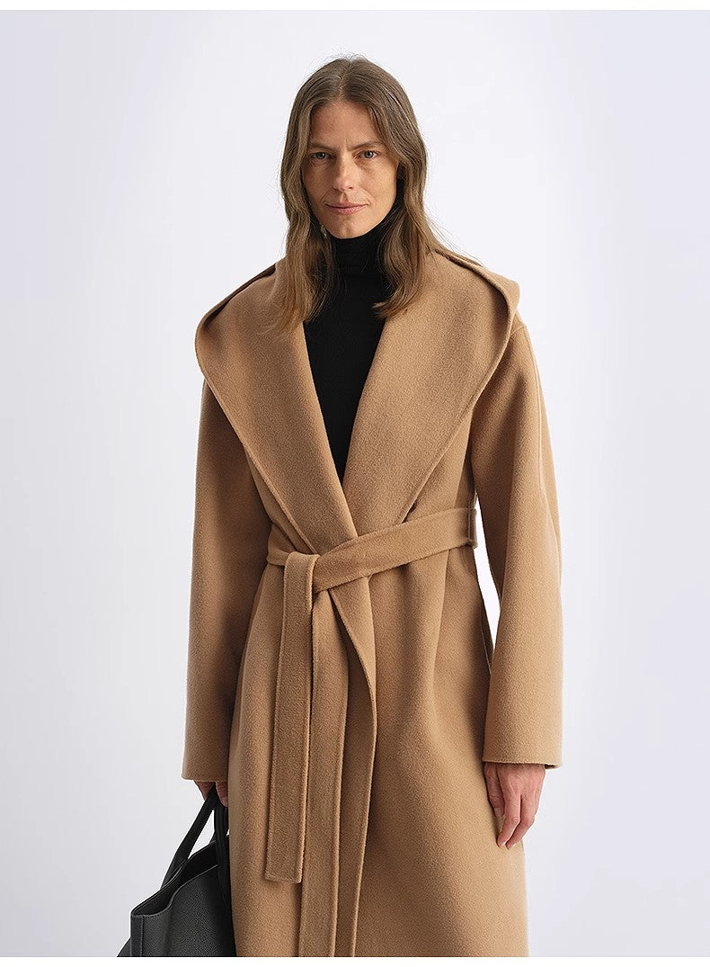 Fireladyfur Women's Hooded Cape | Australian Wool & Cashmere Blend"Magic World"-4