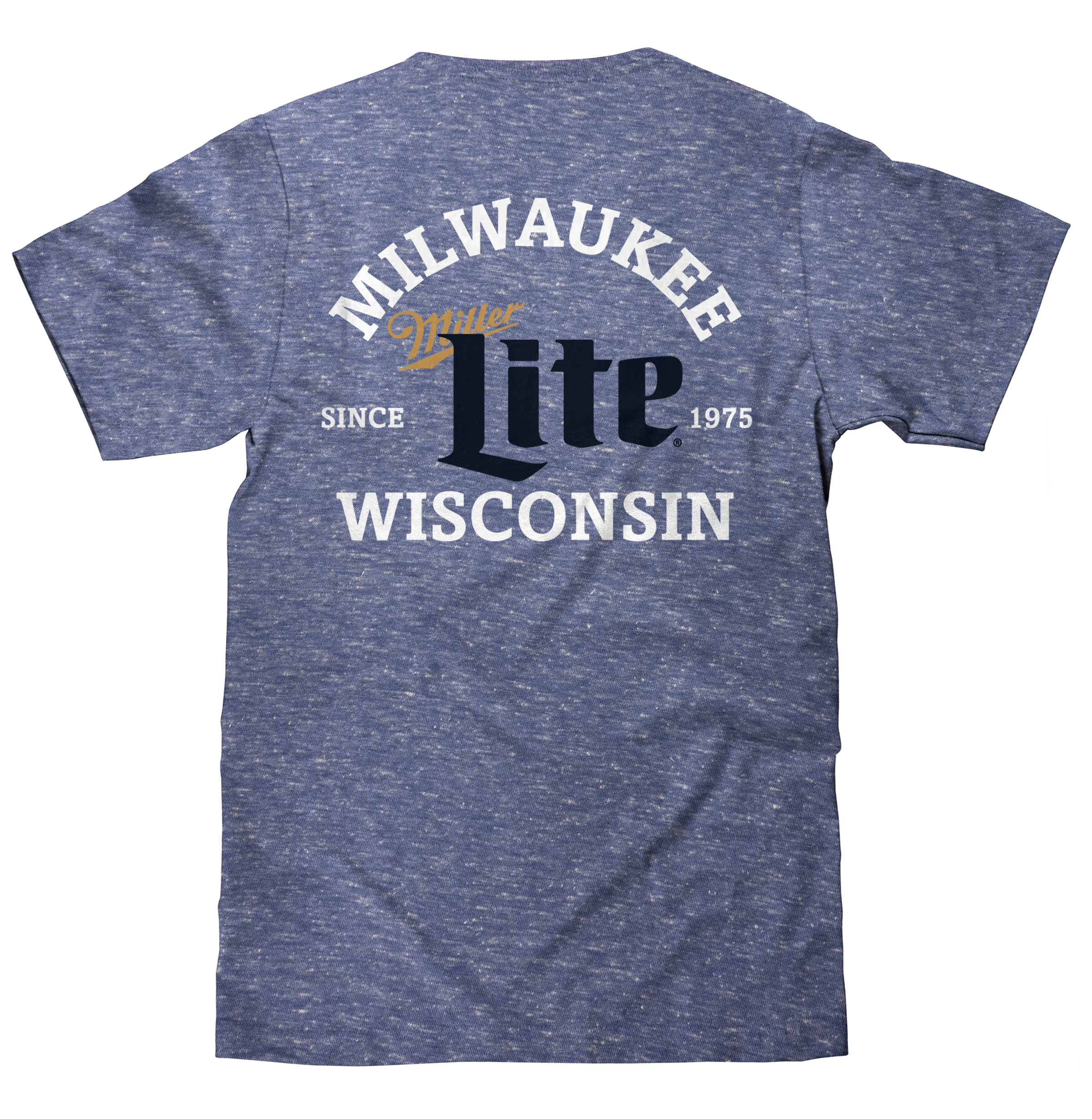 Miller Lite Milwaukee Wisconsin T-Shirt - Blue