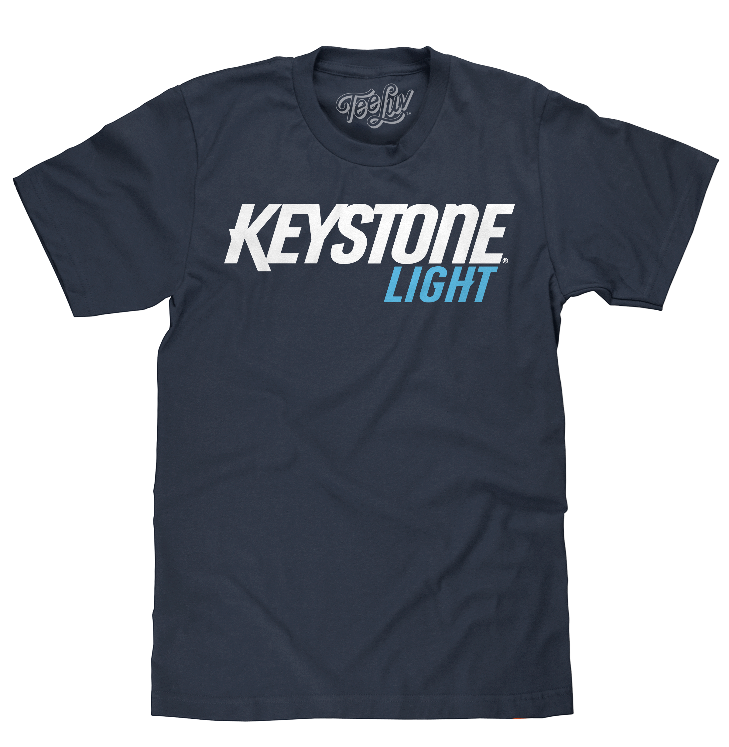 Keystone Light Beer T-Shirt - Navy Blue