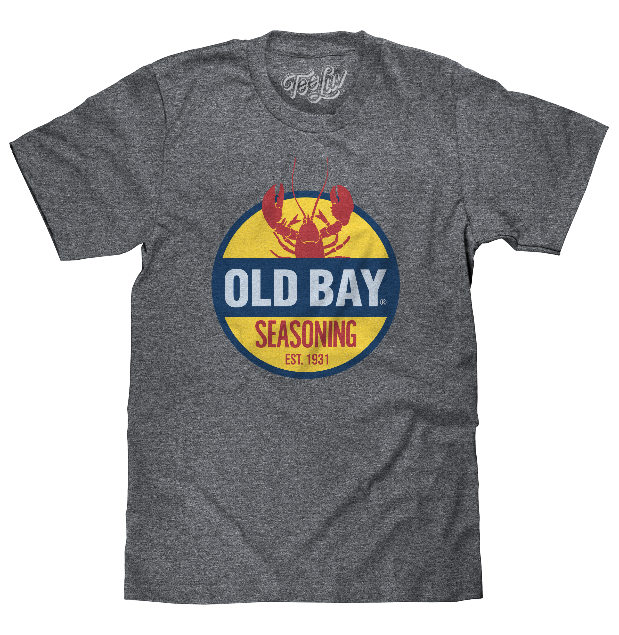 Old Bay Seasoning Lobster Logo T-Shirt - Gray