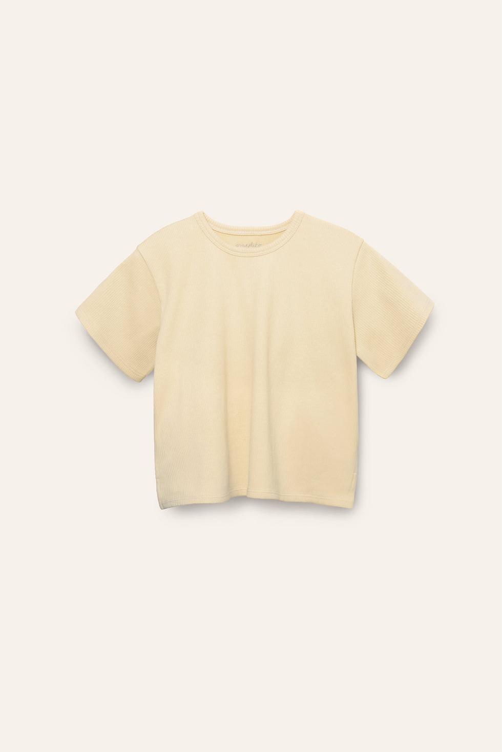 Organic Pima Cotton Kids Tee - Yellow