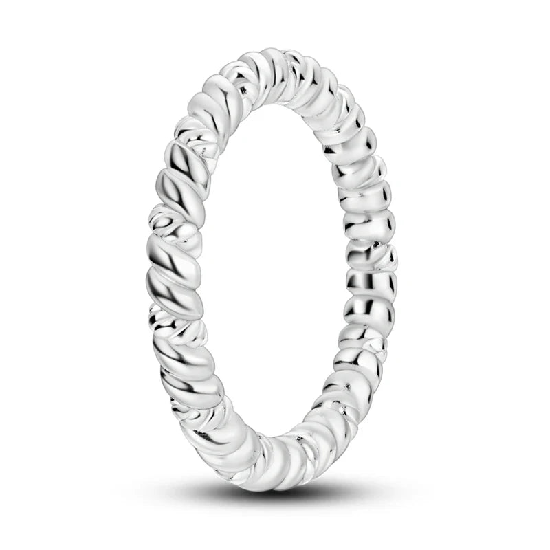 Silver Plated Women Luxury Stackable Ring Real Infinite Flower Daisy Fine Jewelry Rings For Engagement Weddling Party