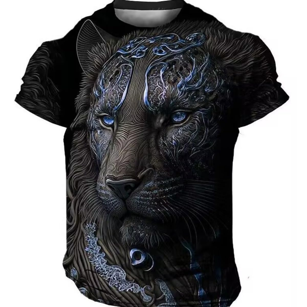 3D Printed Men's T-Shirt with Short Sleeves and Round Neck for Men T-Shirts