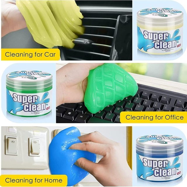 3pk Multifunctional Cleaning Soft Gel, Keyboard dust Removal Cleaning Soft