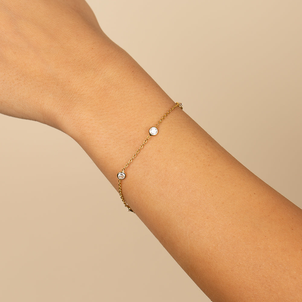  Diamond By The Yard Bracelet - Adina's Jewels