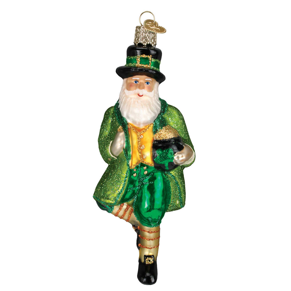 Irish Santa Ornament
