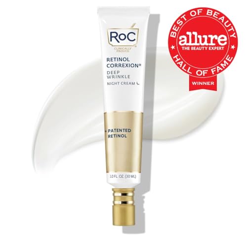 RoC Retinol Correxion Under Eye Cream for Dark Circles & Puffiness, Daily Wrinkle Cream, Anti Aging Skin Care Treatment Women and Men, 1 oz (Packaging May Vary)