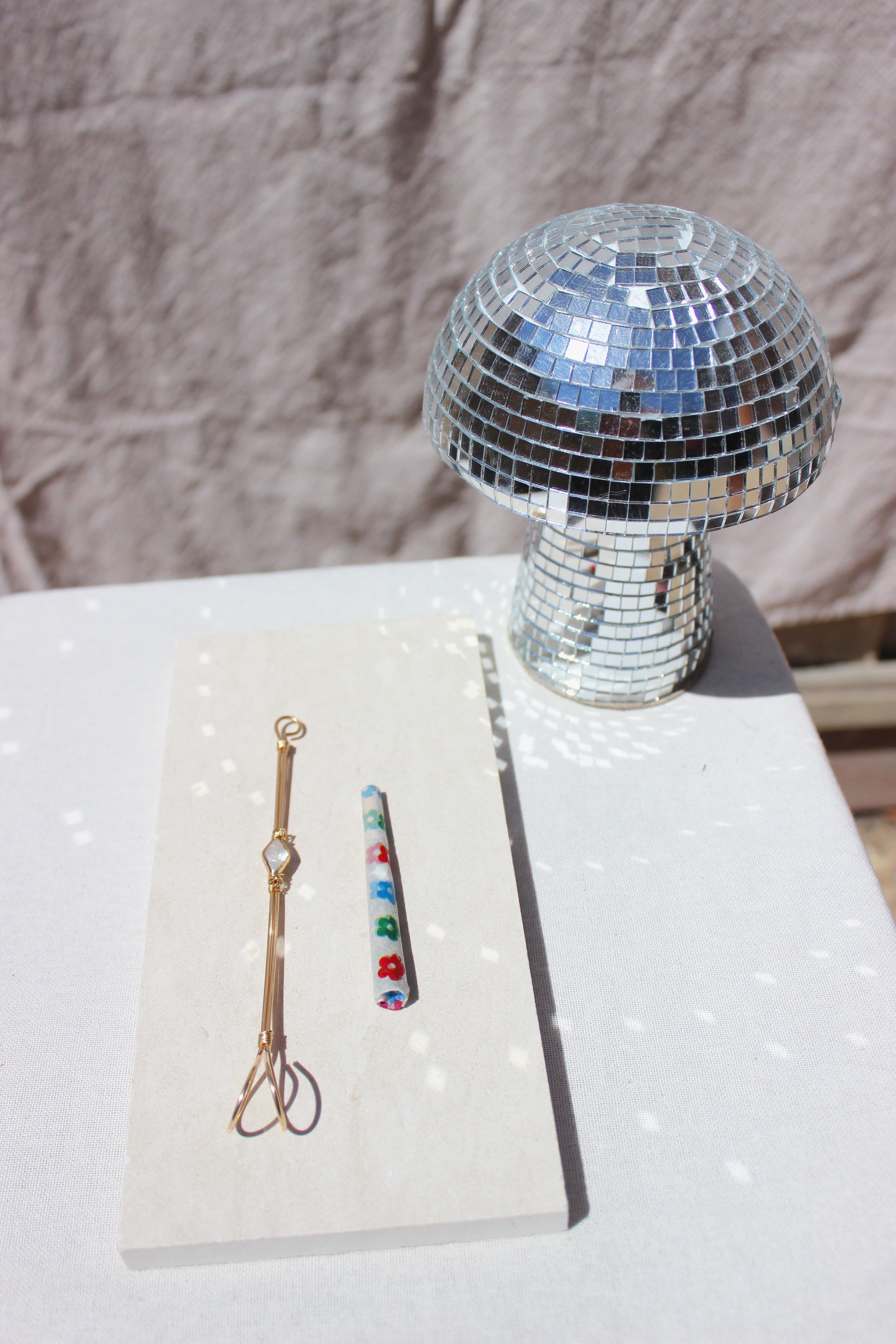 Diamond Pearl Joint Holder by Toasted Jewelry