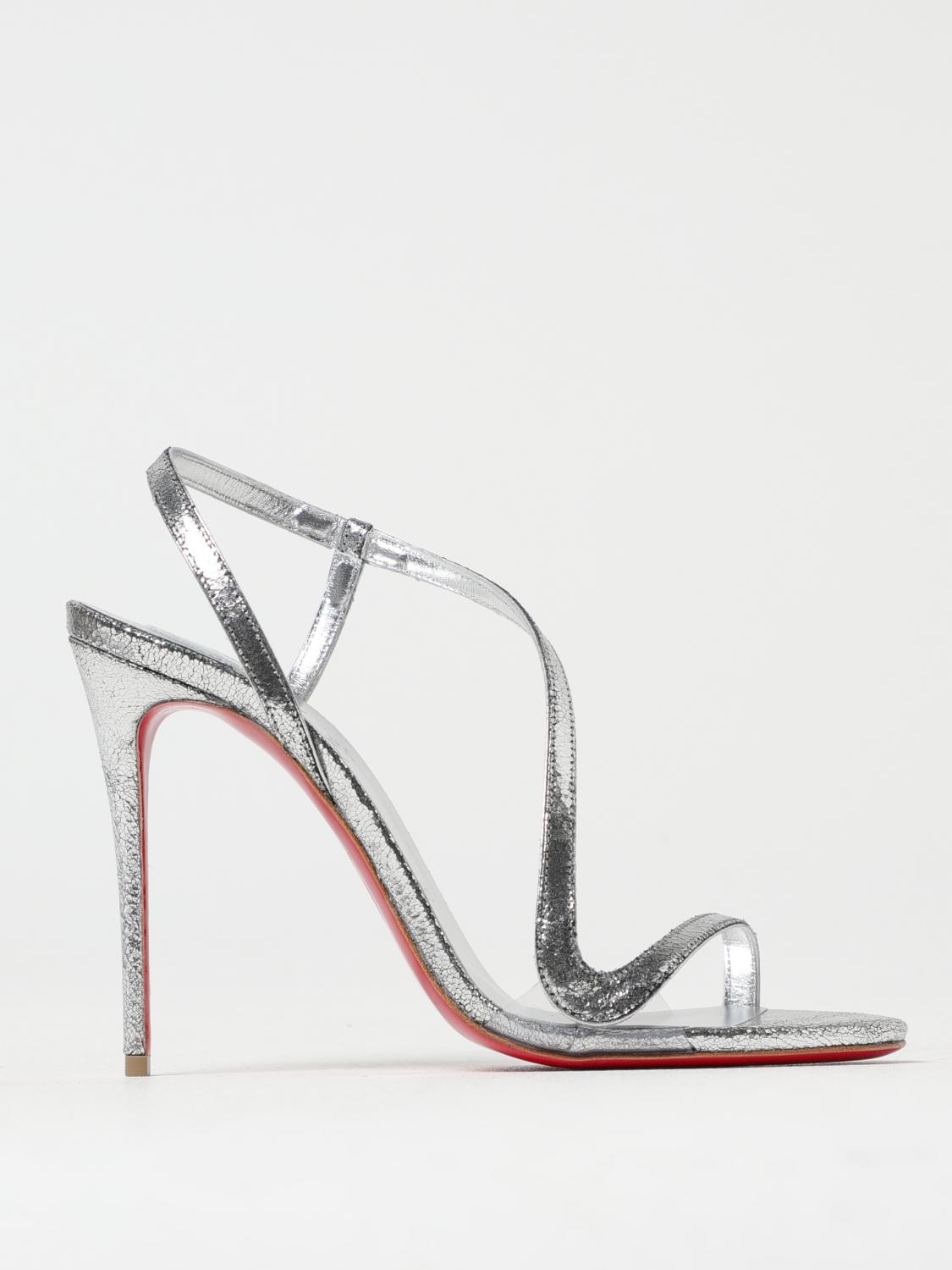 Christian Louboutin Heeled Sandal Woman Silver
