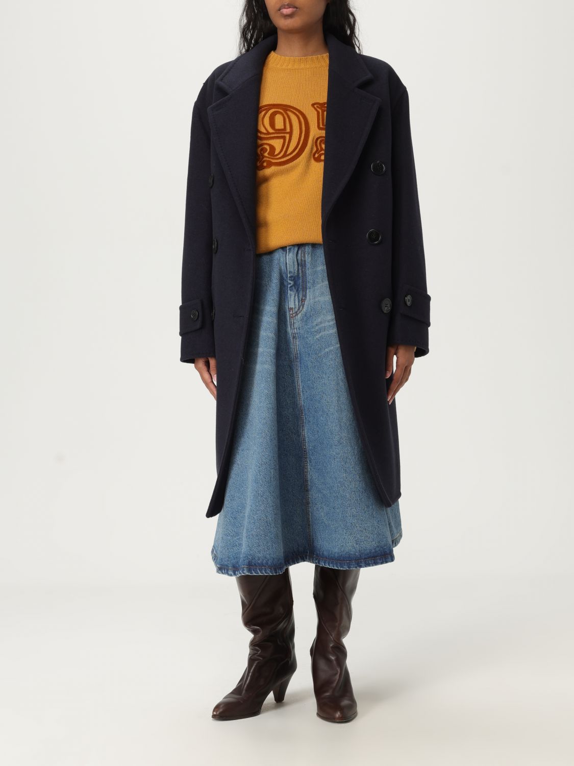 Max Mara Sweater Woman Brown