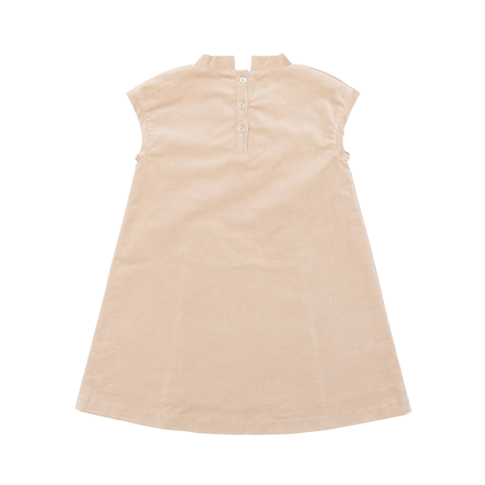 Isabel Dress in King's Way Khaki Corduroy
