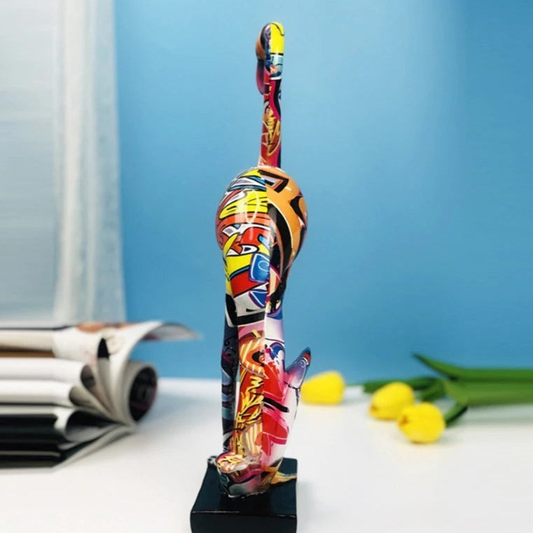Flamingo Abstract Statues