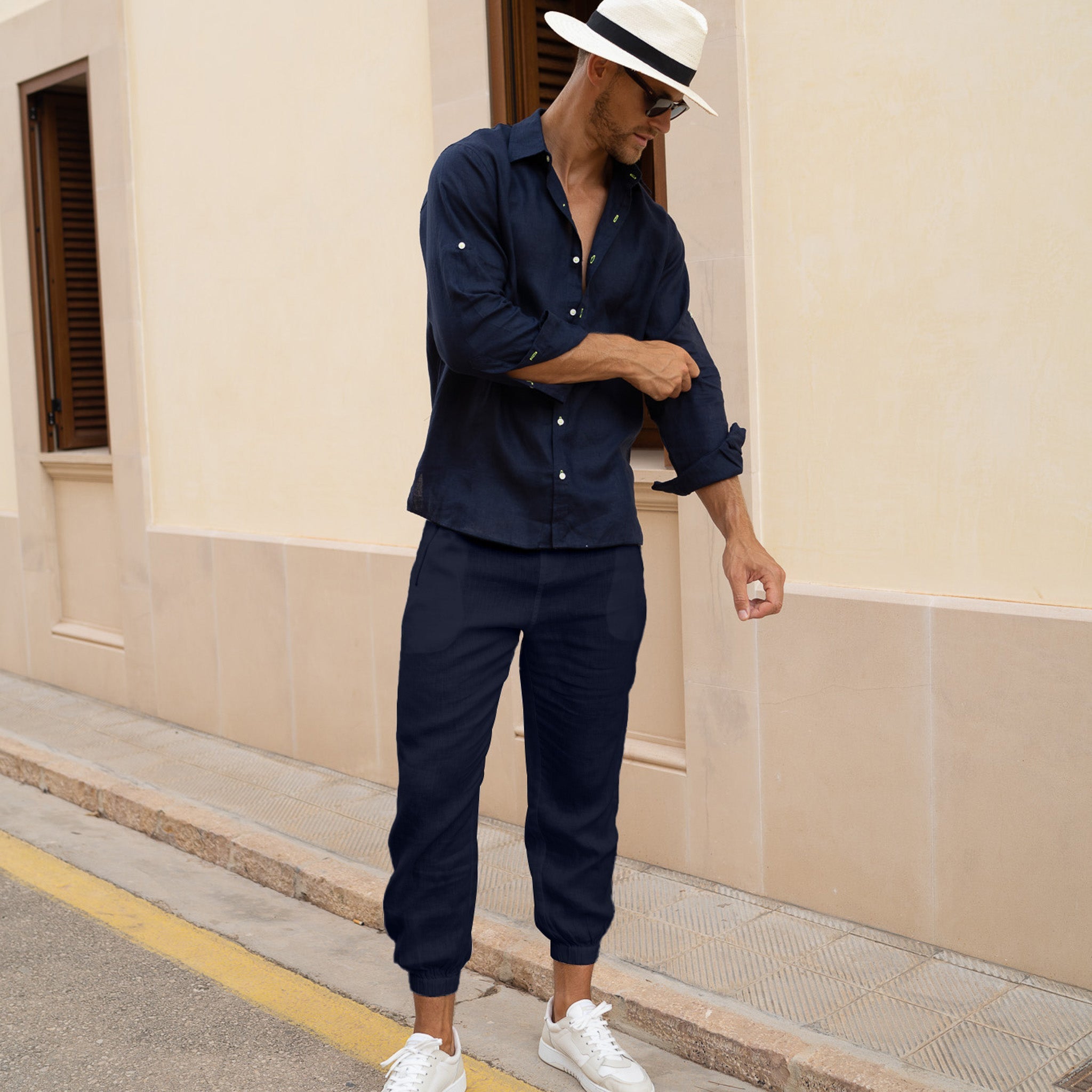 Linen Pants / Navy by East x East