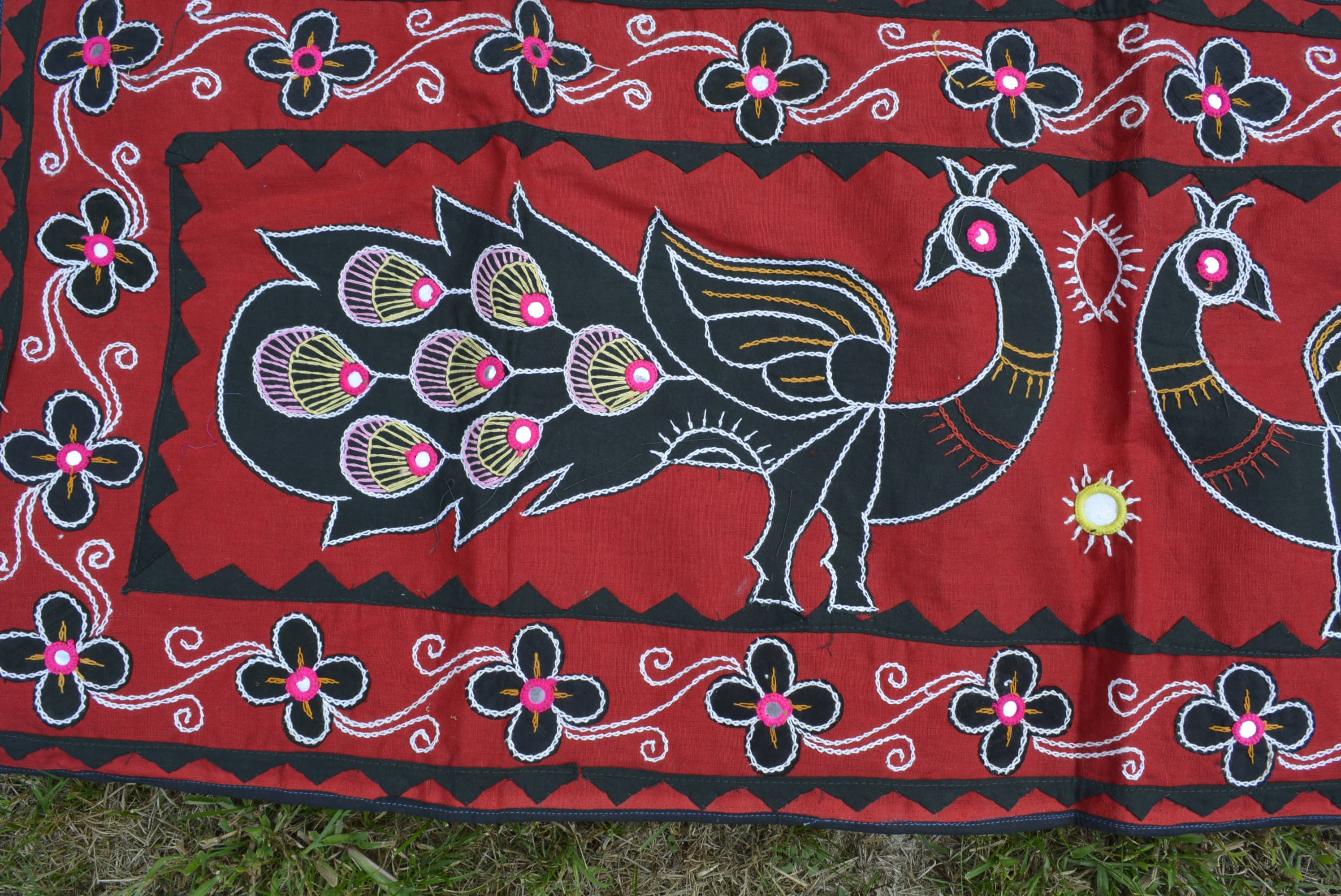 Mandala Upcycled Wall Hanging Home Decor Boho Tapestry by OMSutra