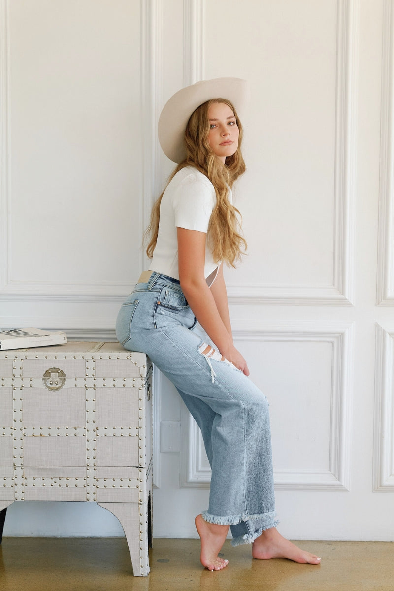 Sage High Rise Wide Leg (Hybrid Style)