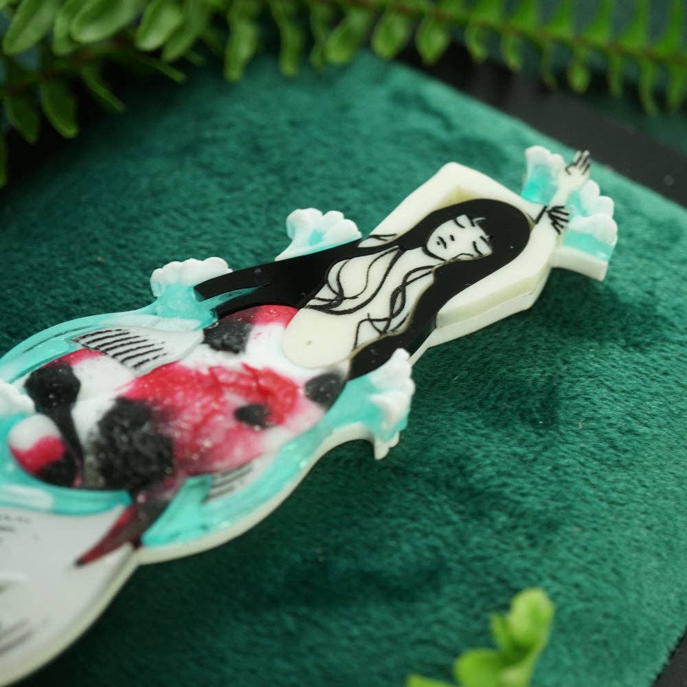 Koi Mermaid Brooch