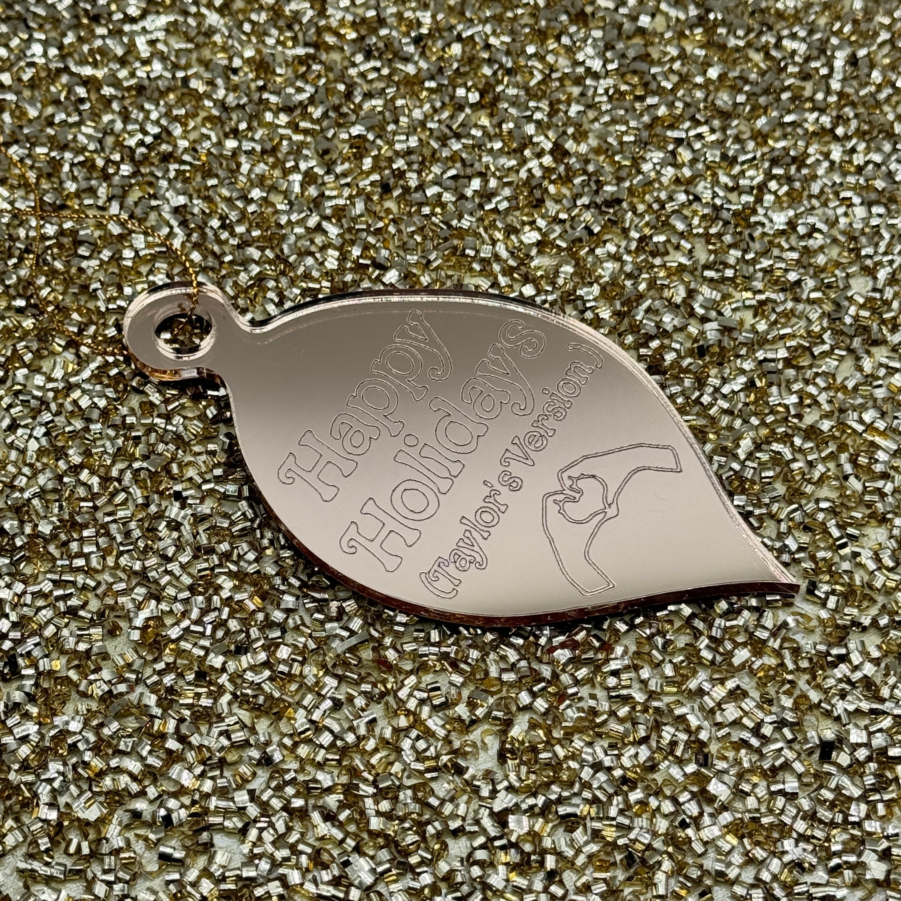 Happy Holidays (Taylor’s Version) Holiday Ornament by BOBBYK