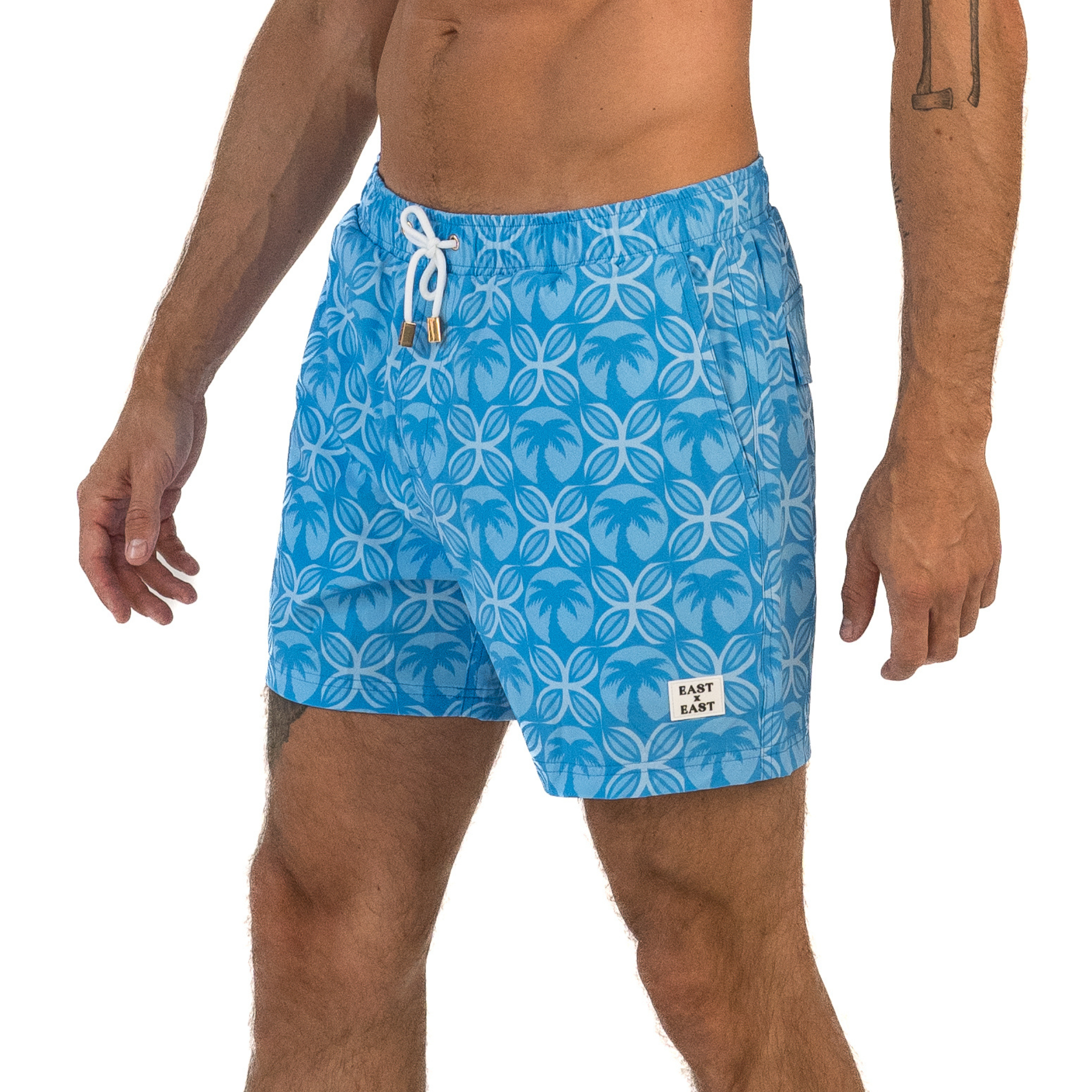 Palm Paradise Shorts / Blue by East x East
