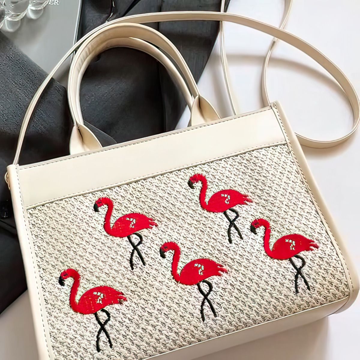 Classic Flamingo Purse
